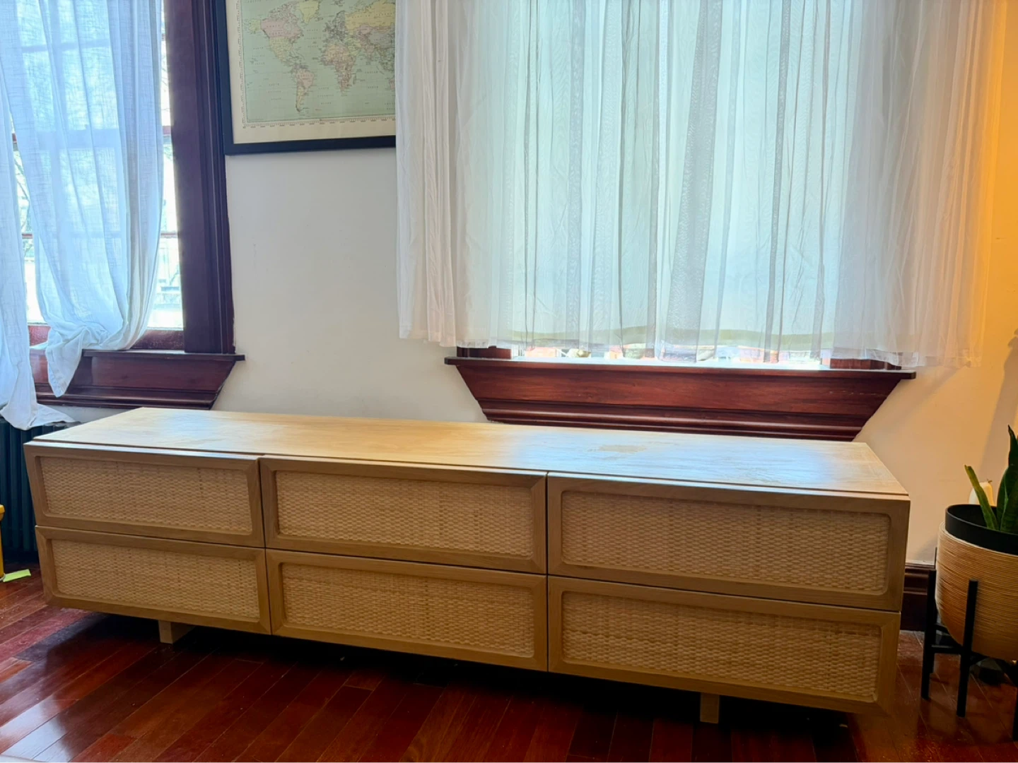 Mid-Century Modern Oak Media Console - MUST GO BY MONDAY! - photo 3