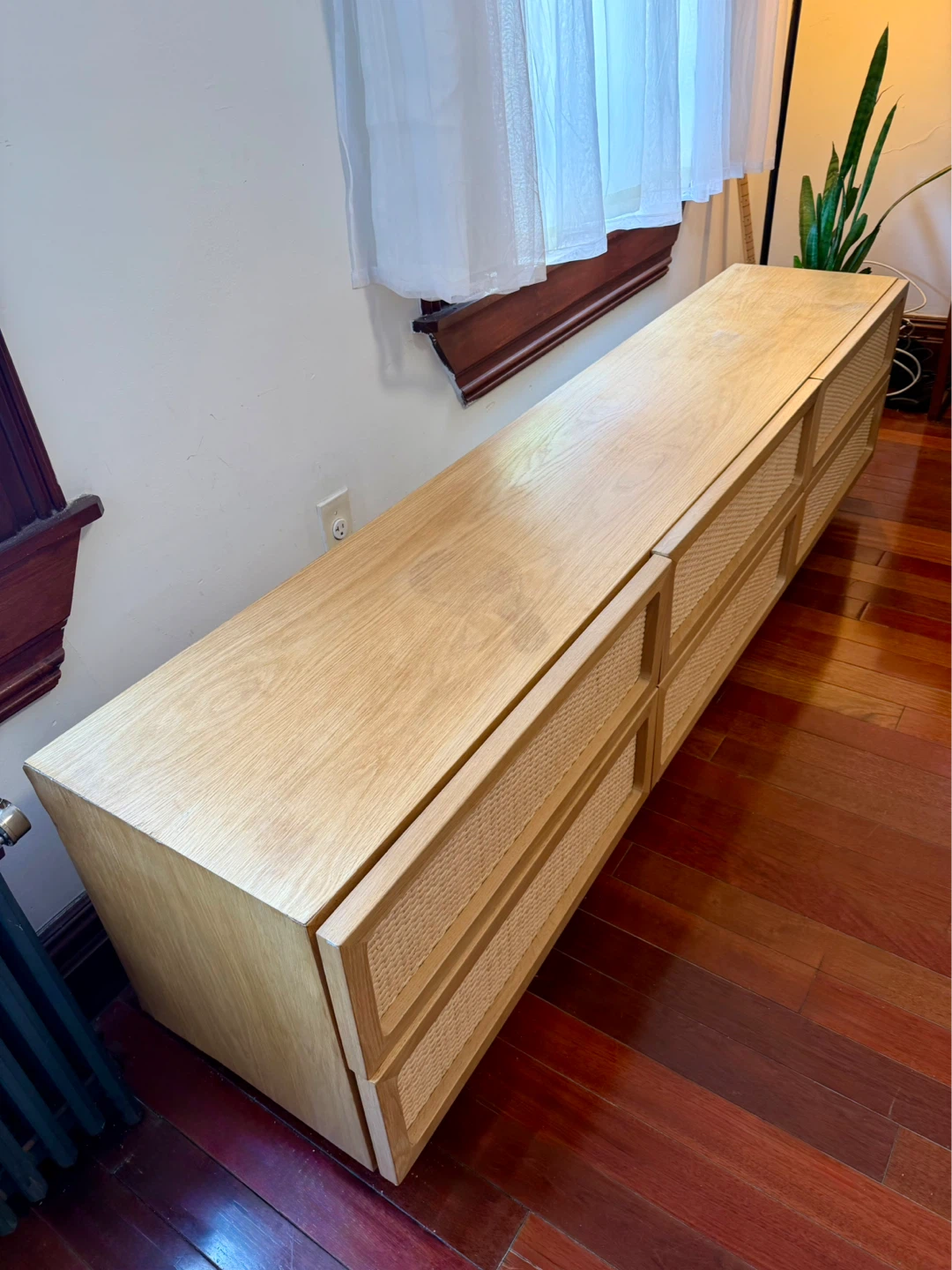 Mid-Century Modern Oak Media Console - MUST GO BY MONDAY! - photo 4