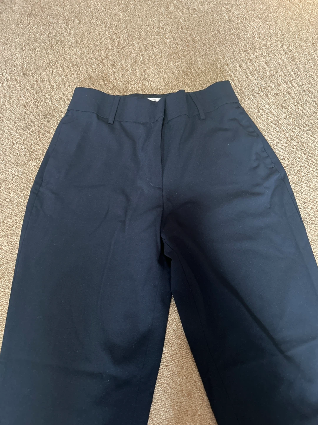 H&M Navy Blue Trousers - Size 6 - photo 2