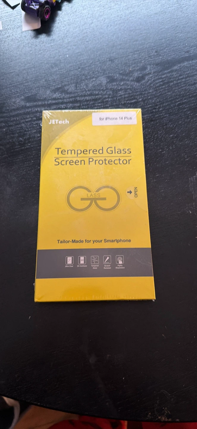 Yellow iPhone 14 Plus with Screen Protector - photo 3