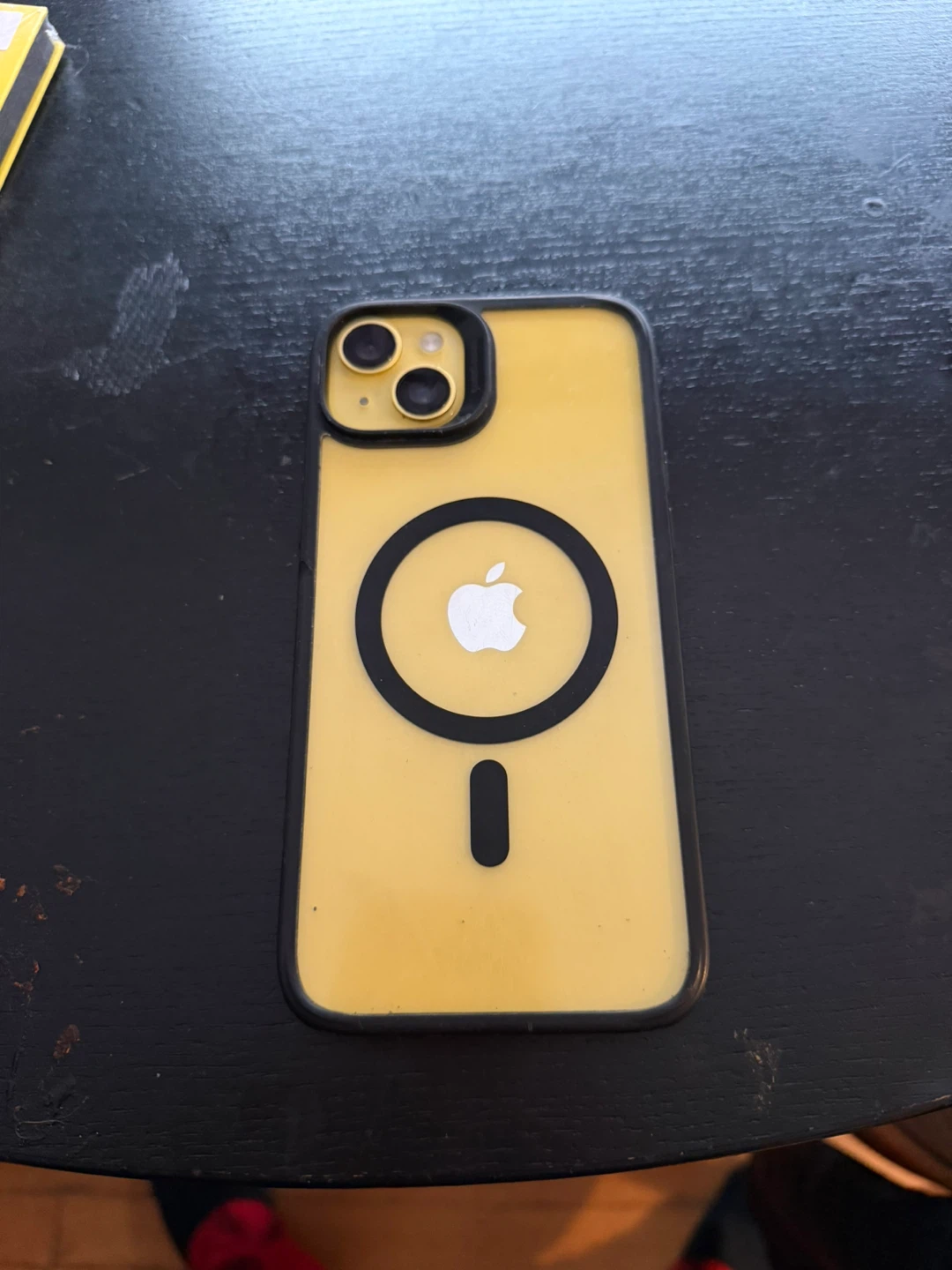 Yellow iPhone 14 Plus with Screen Protector