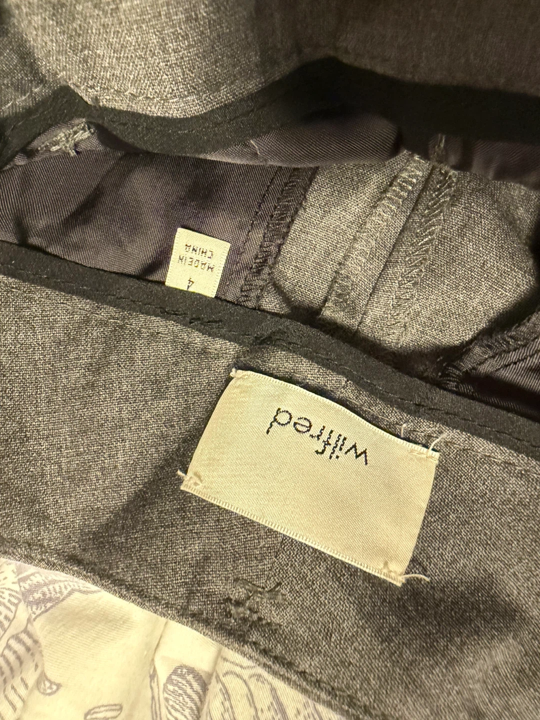 Wilfred Grey Belted Trousers Size 4 - photo 2