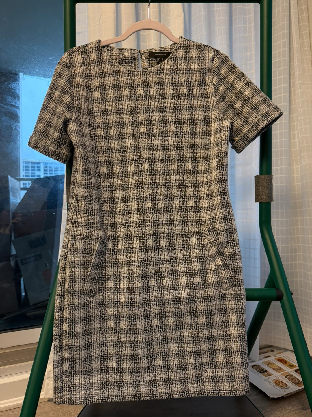 Atmosphere Black & White Plaid Dress