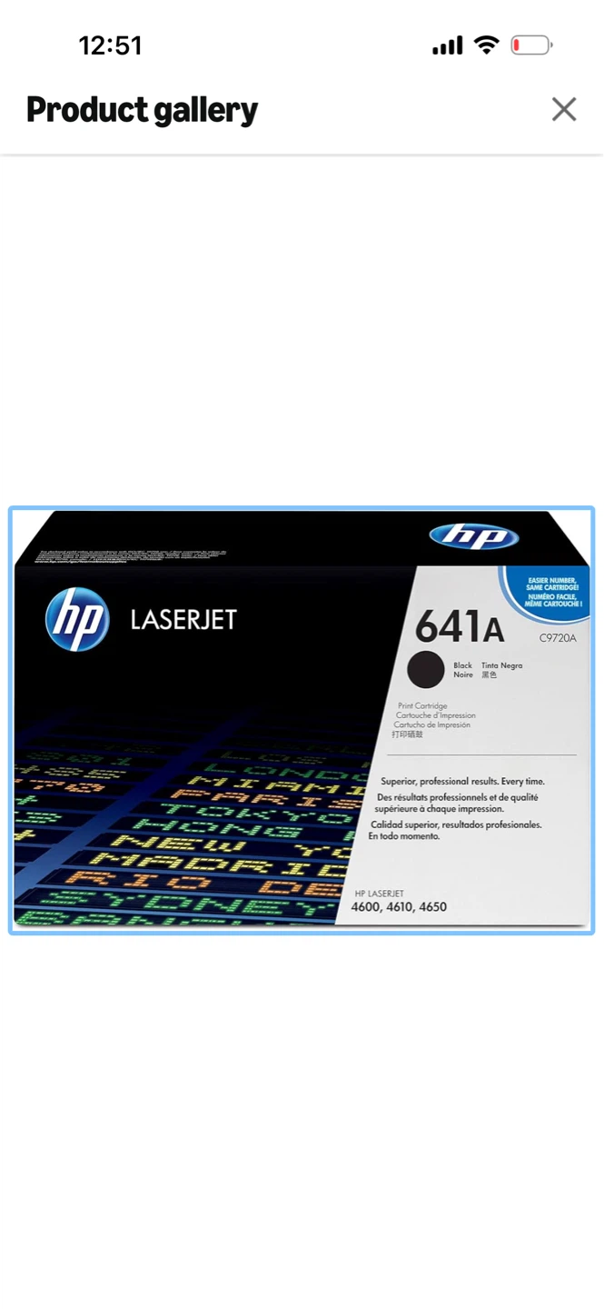 HP 641A LaserJet Toner Cartridges (Black, Cyan, Magenta, Yellow) - photo 3