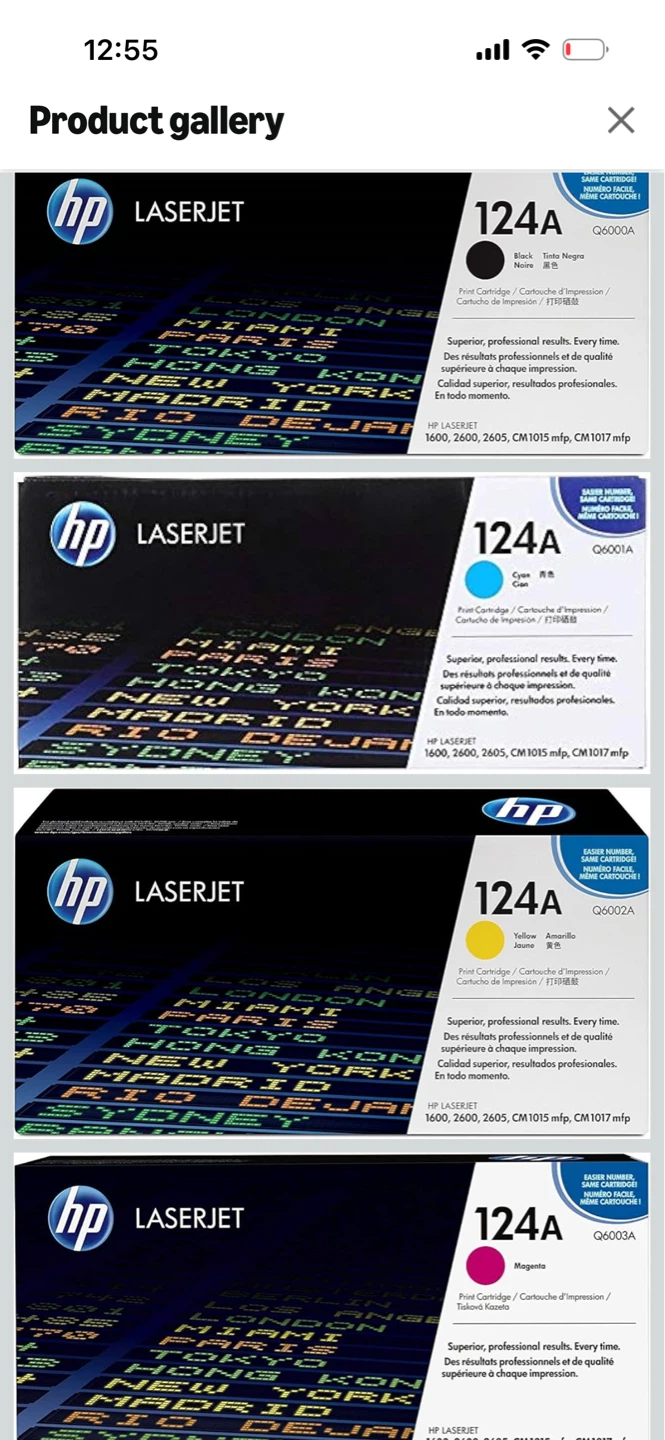 HP 641A LaserJet Toner Cartridges (Black, Cyan, Magenta, Yellow) - photo 2