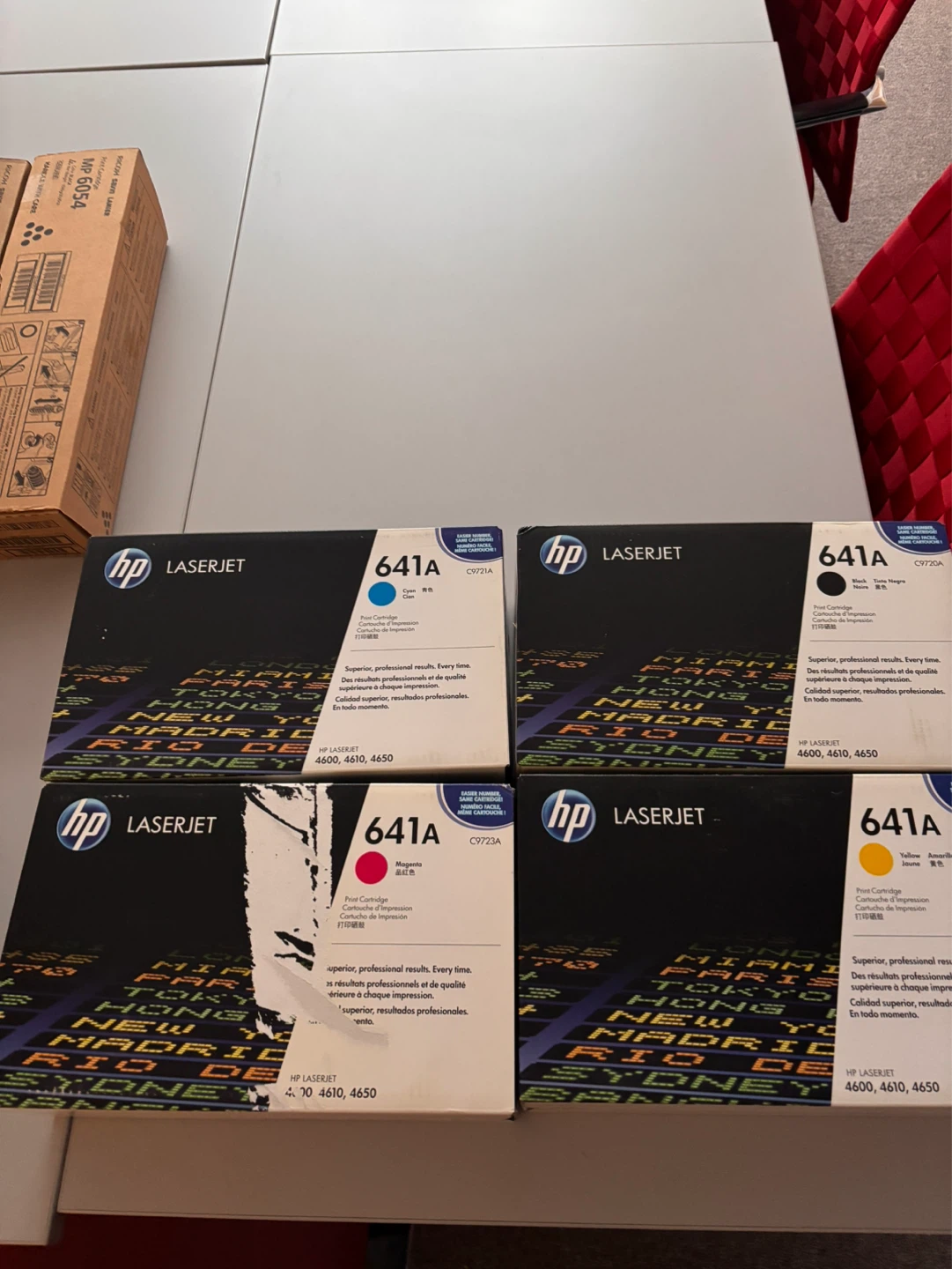 HP 641A LaserJet Toner Cartridges (Black, Cyan, Magenta, Yellow) - photo 5