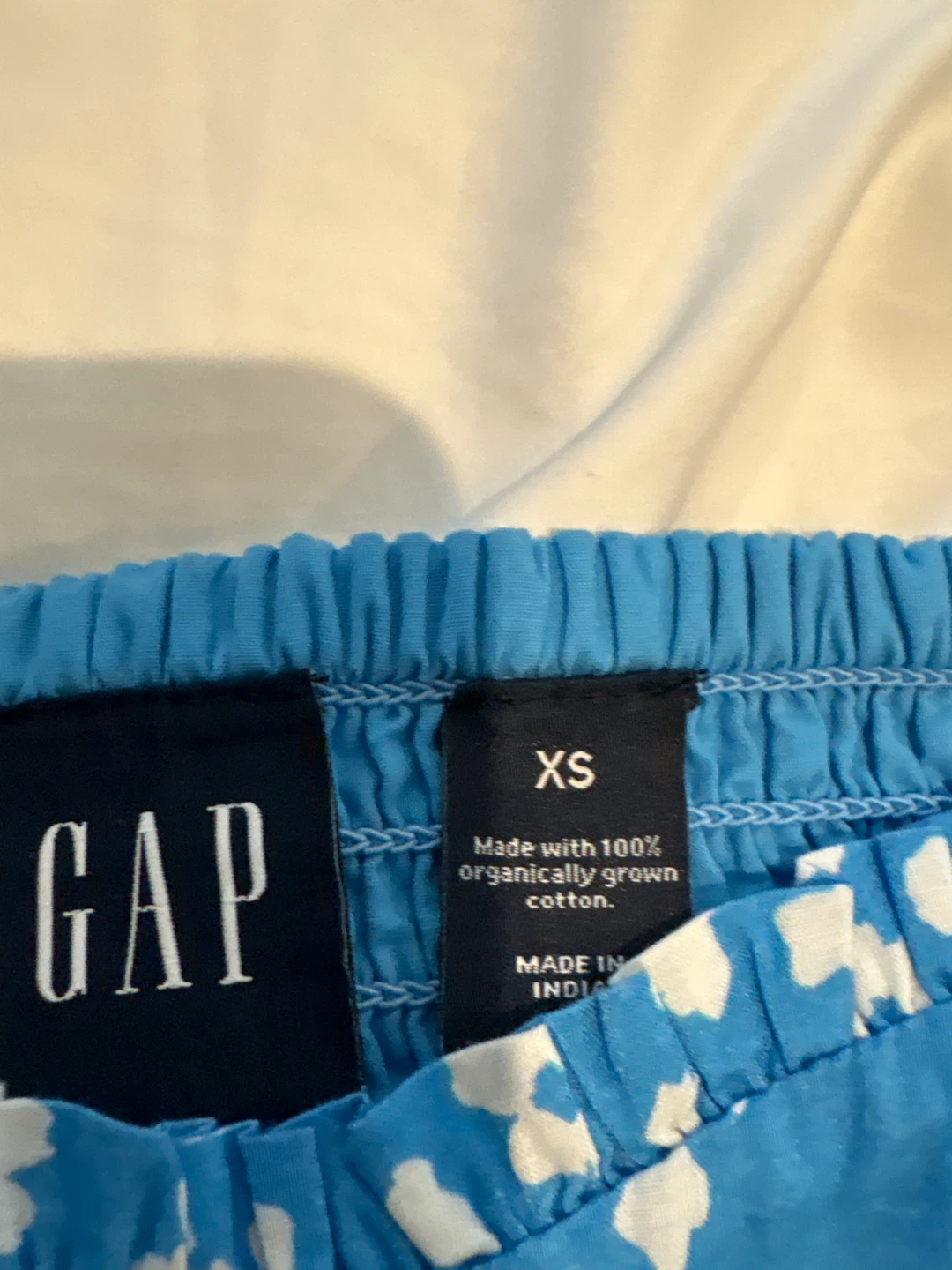GAP Blue Floral Crop Top - Size XS - photo 2