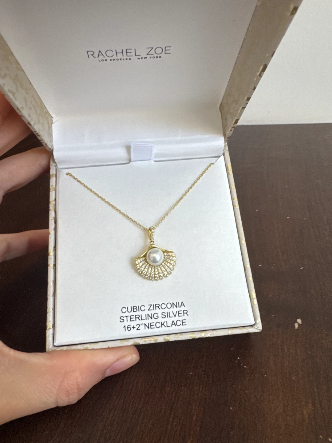 Rachel Zoe Sterling Silver Cubic Zirconia Necklace - photo 4