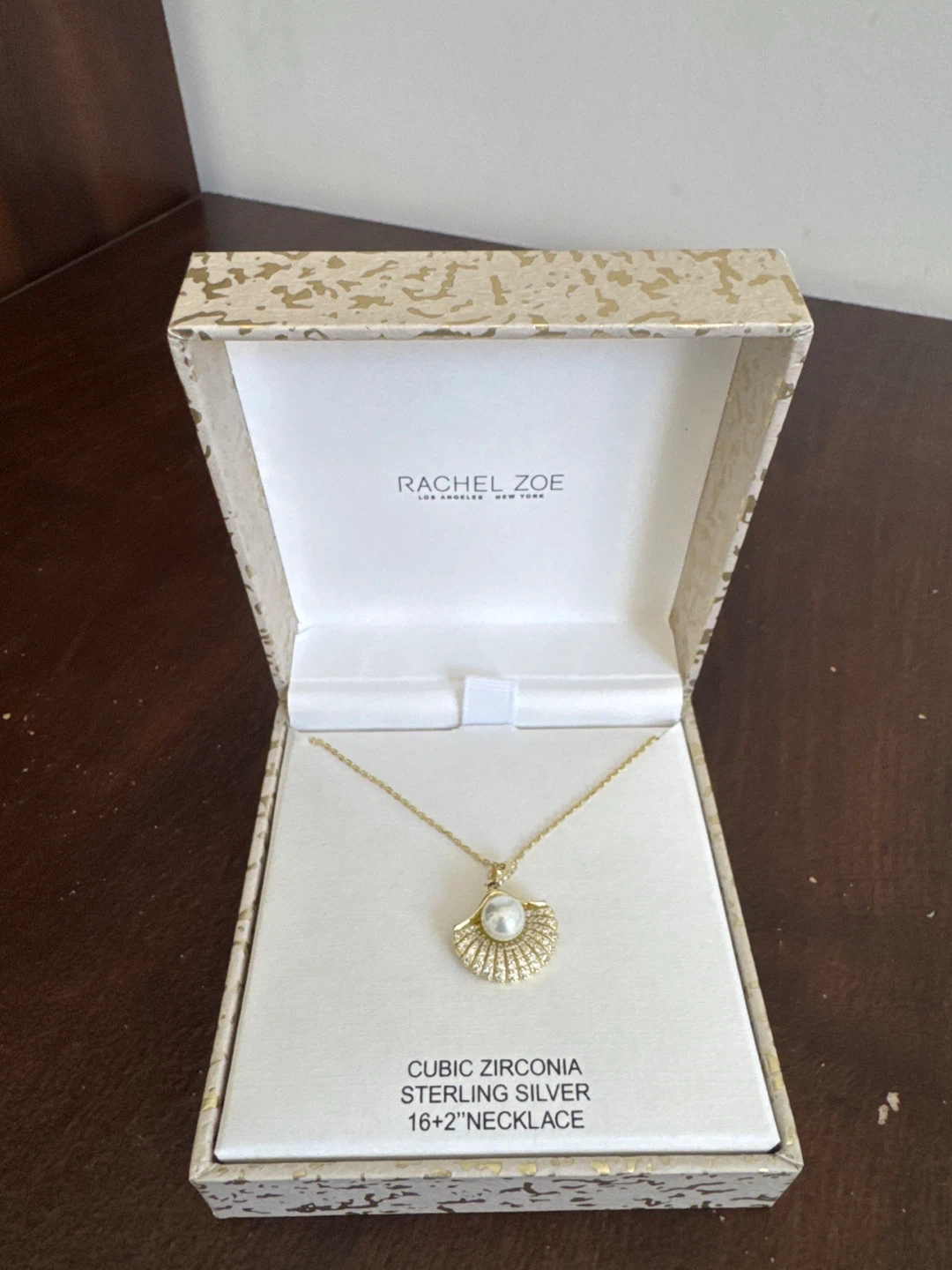 Rachel Zoe Sterling Silver Cubic Zirconia Necklace