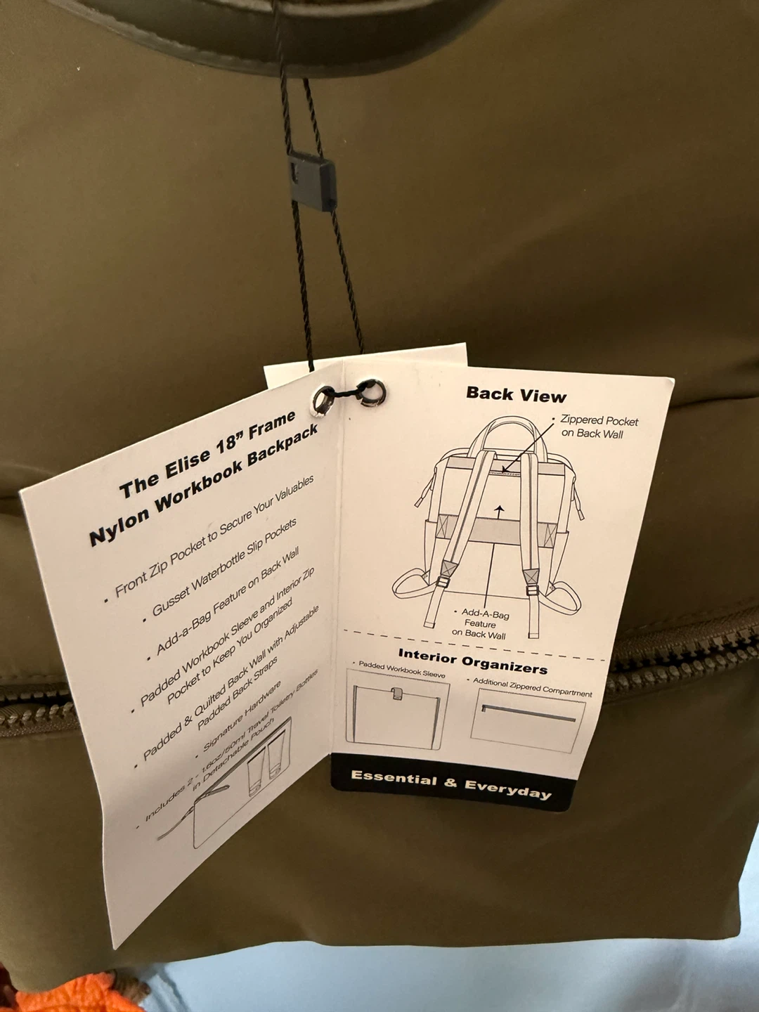 The Elise 18" Frame Nylon Workbook Backpack - photo 4