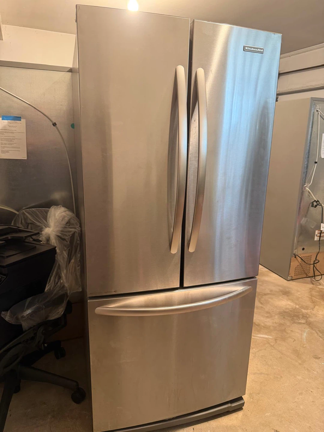 KitchenAid Stainless Steel 3-Door Refrigerator - photo 2