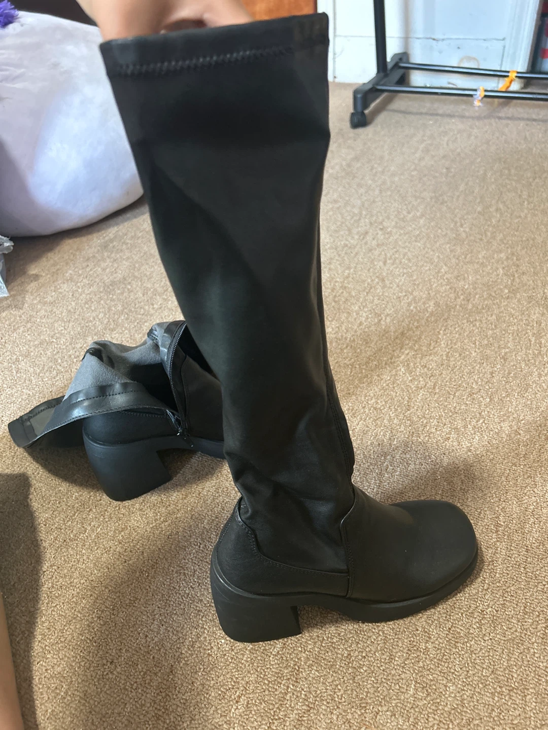 Steve Madden Black Knee-High Boots - photo 3