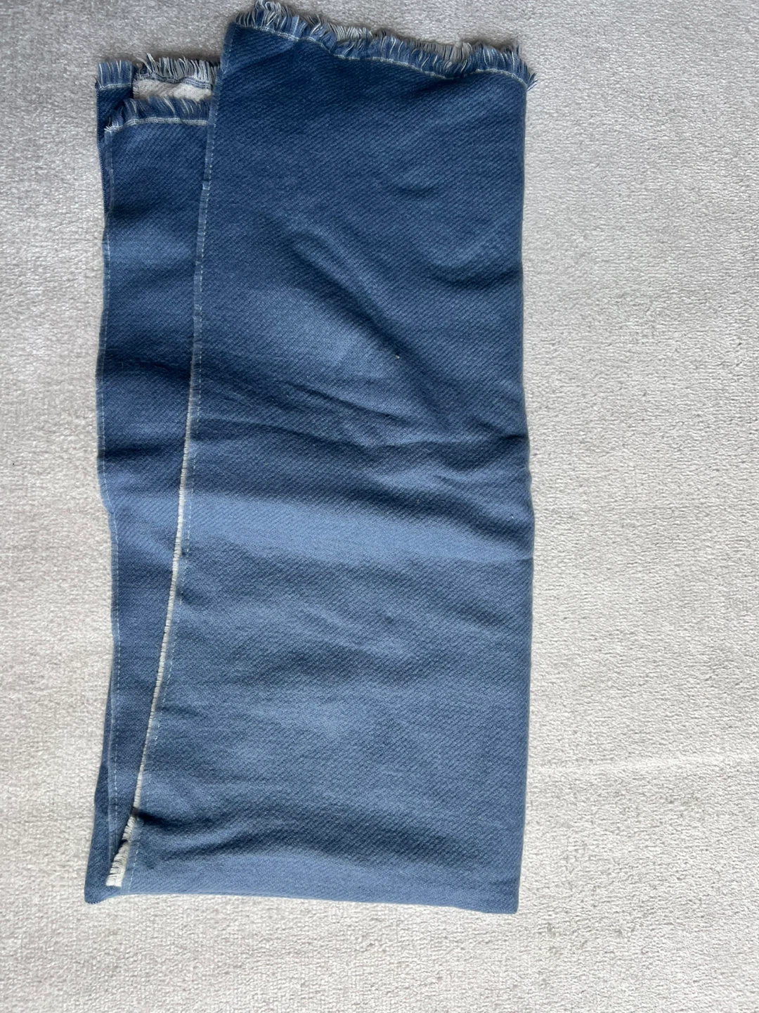 UNIQLO Blue Acrylic Scarf