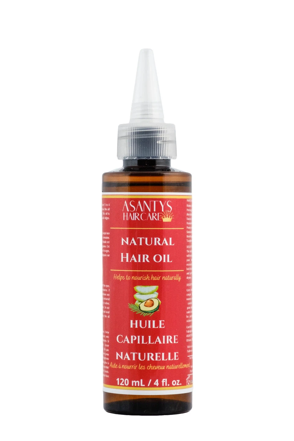 Natural Hair Oil - 120 mL / 4 fl. oz. (Made in Ottawa) - photo 2