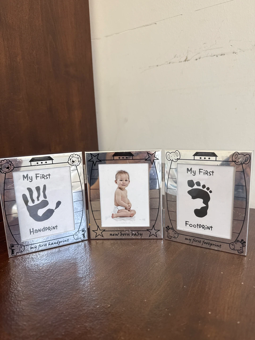 My First Handprint & Footprint Photo Frame Set