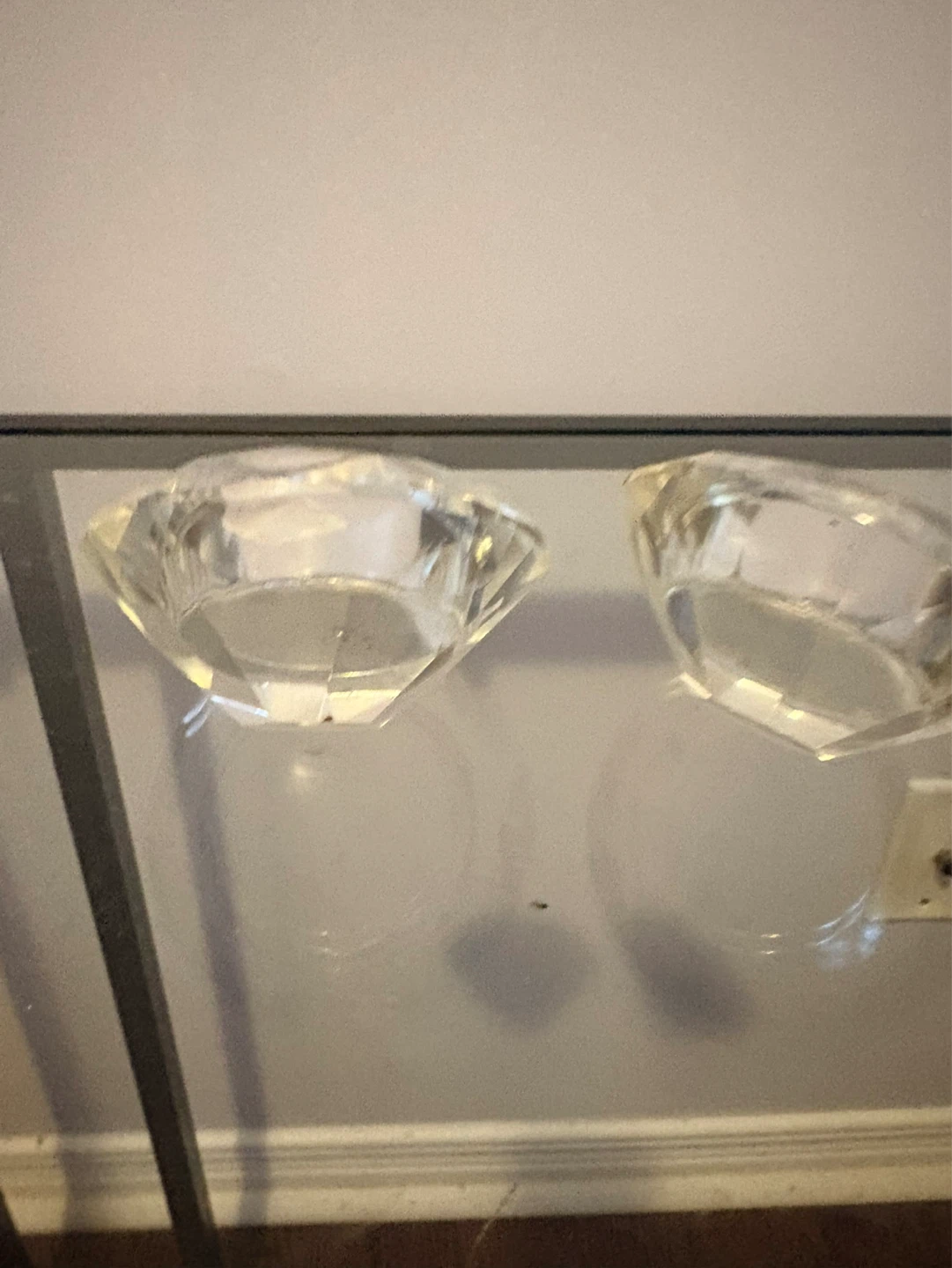 Free with purchase! Clear Diamond Shaped Votive Candle Holders - photo 4