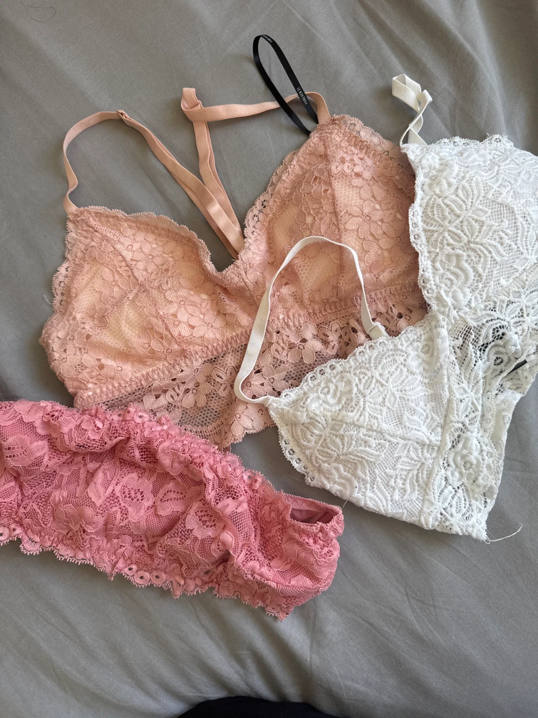 Forever 21 Lace Bralettes (3-Pack)