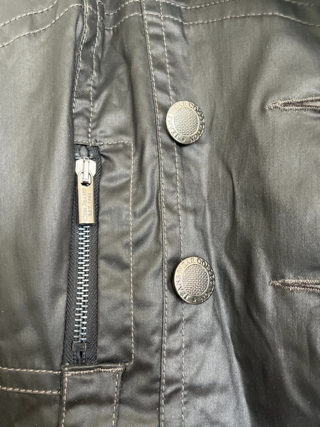 Pierre Cardin Women's Black Leather Trench Coat - photo 4