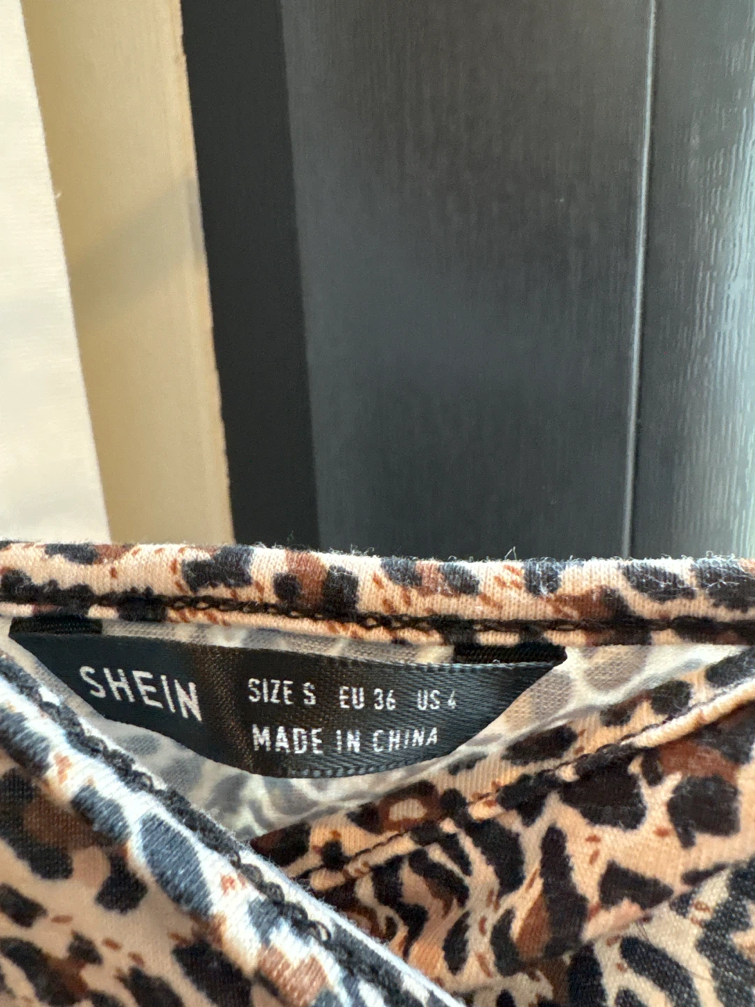 SHEIN Leopard Print Slip Dress Size S - photo 3