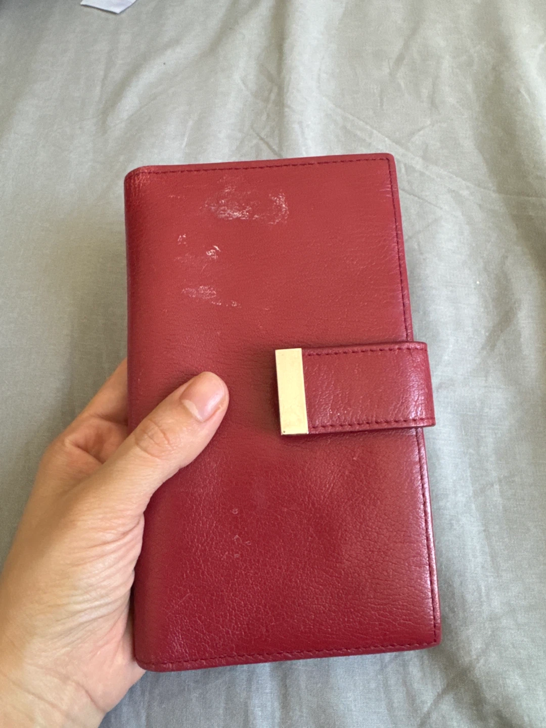 Danier Red Leather Wallet - photo 2