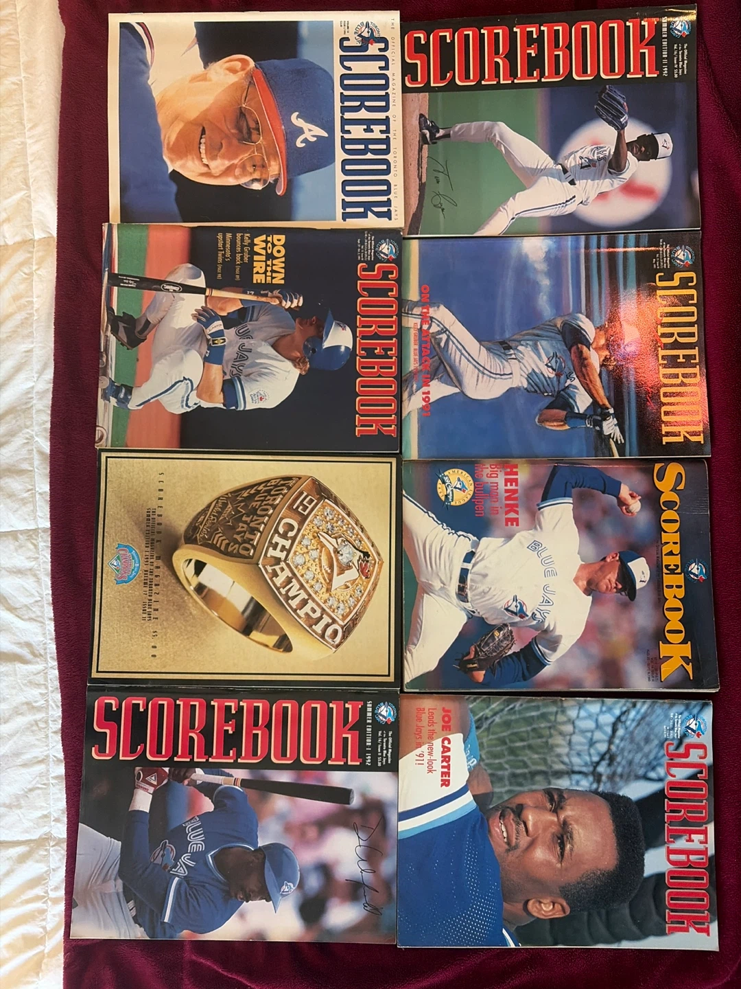 Toronto Blue Jays Scorebook Magazines (Collection)