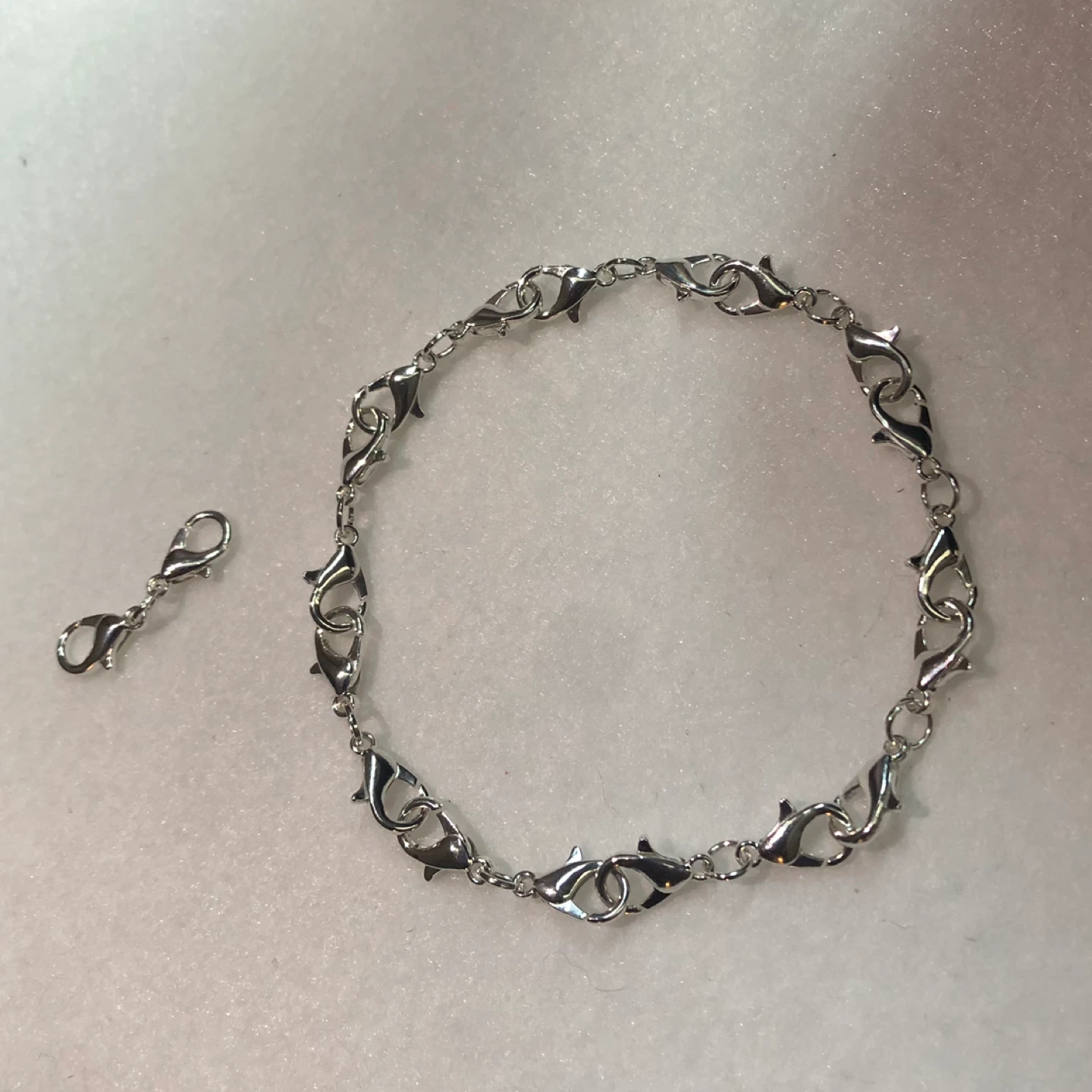 Silver Clasp Bracelet with Extra Clasp - photo 2