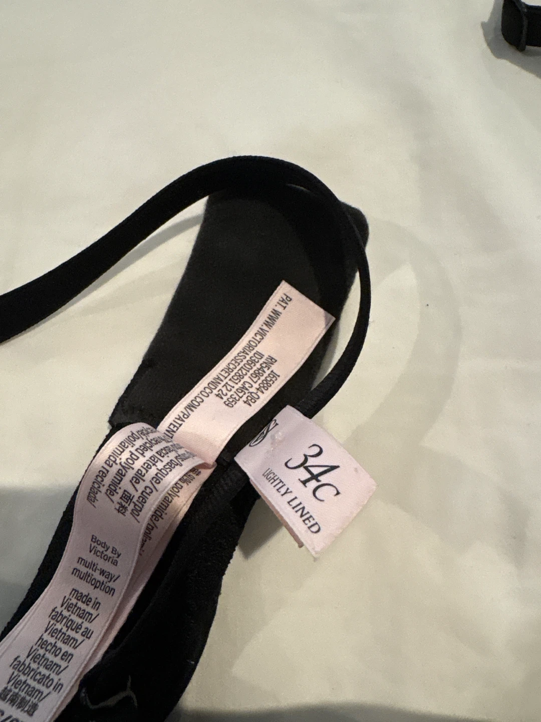 Victoria's Secret Black Lightly Lined Strapless Bra 34C - photo 2