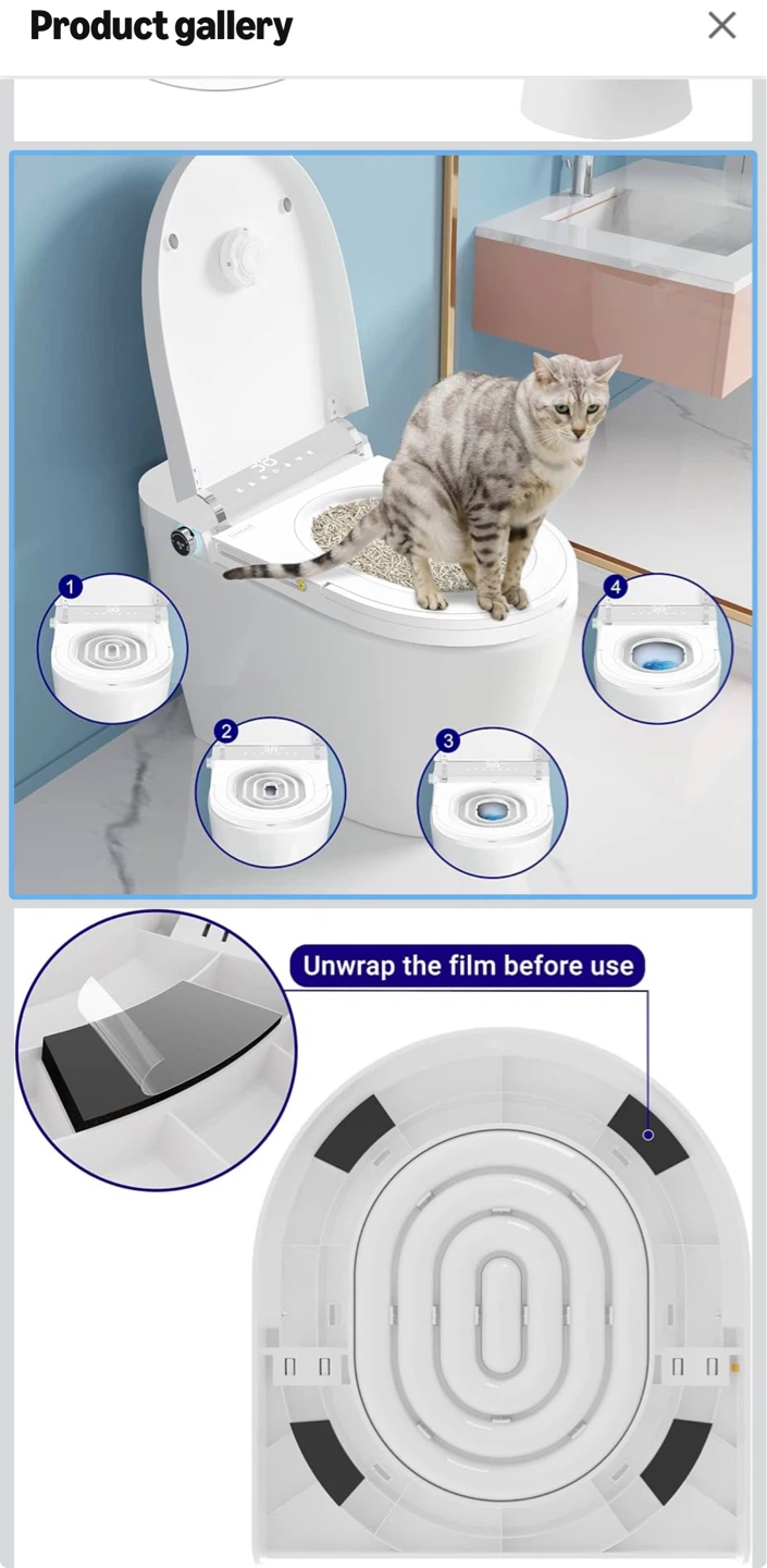 Cat Toilet Seat Training Kit - photo 2