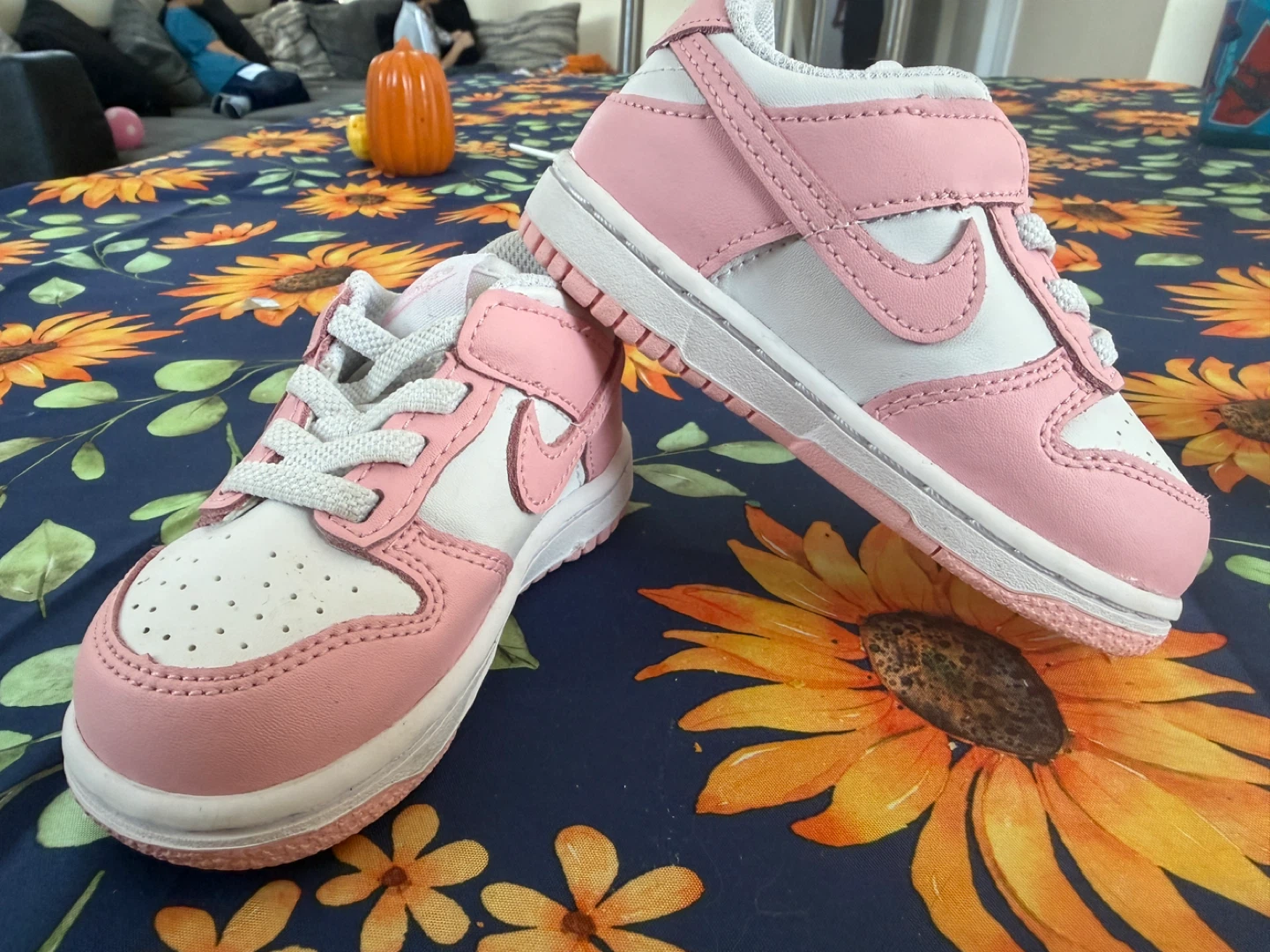 Nike Dunk Low Toddler Shoes Pink White