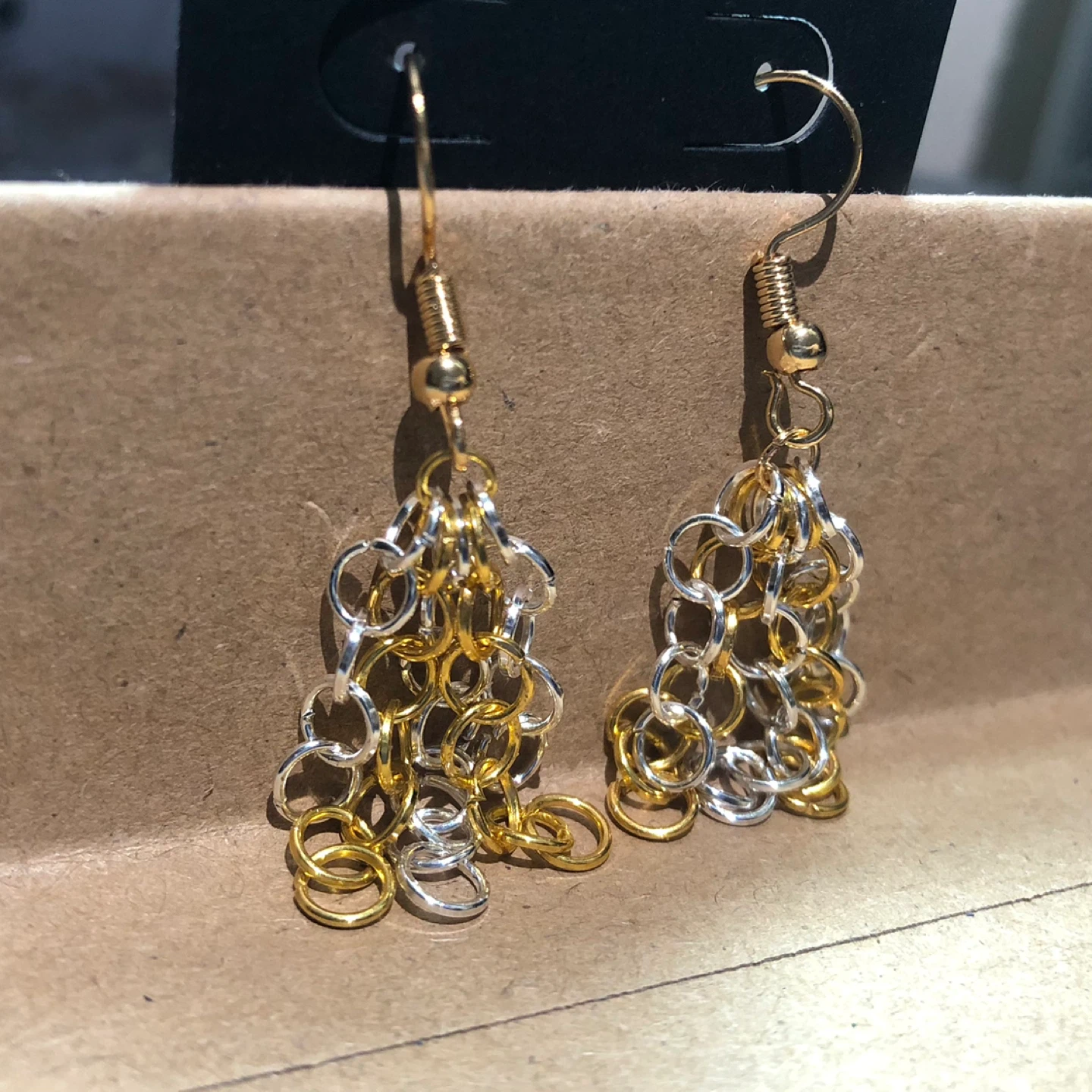 Gold and Silver Tone Earrings - photo 3