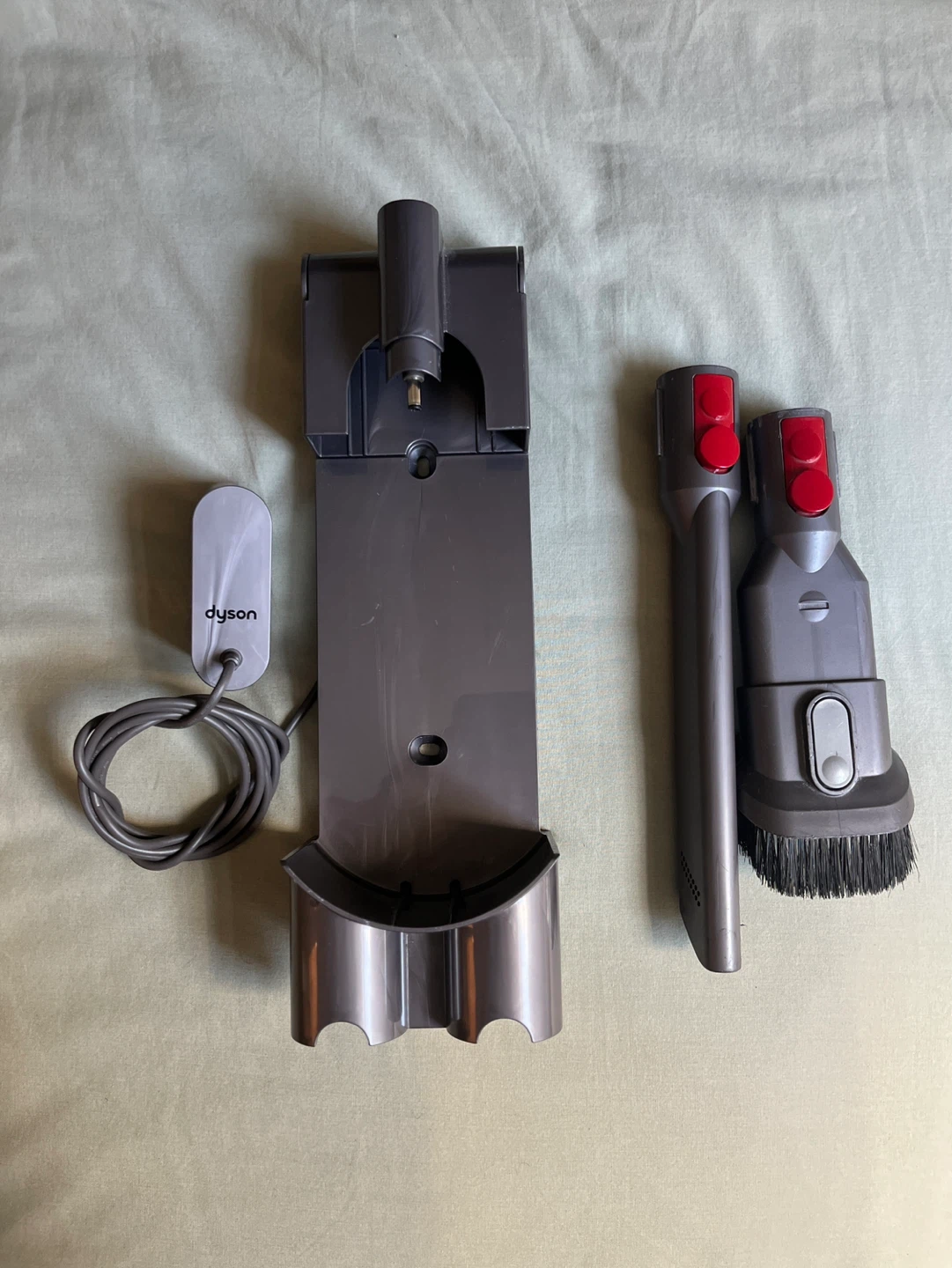 Dyson Vacuum Cleaner Charger, Charging Dock, and attachments