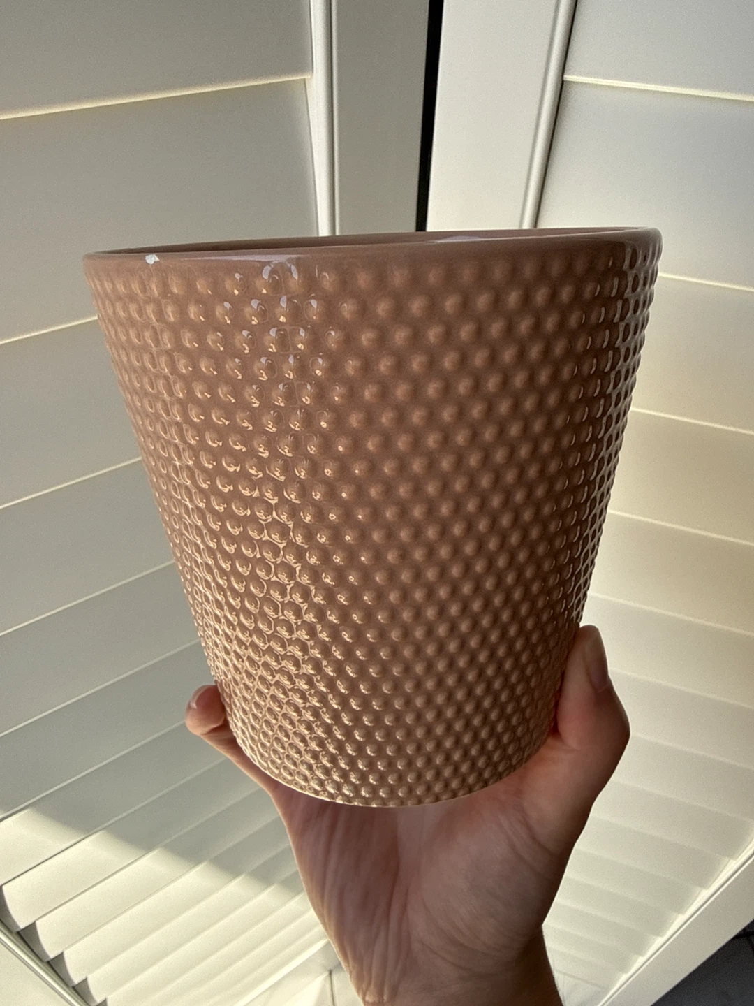 Pink Ceramic Planter