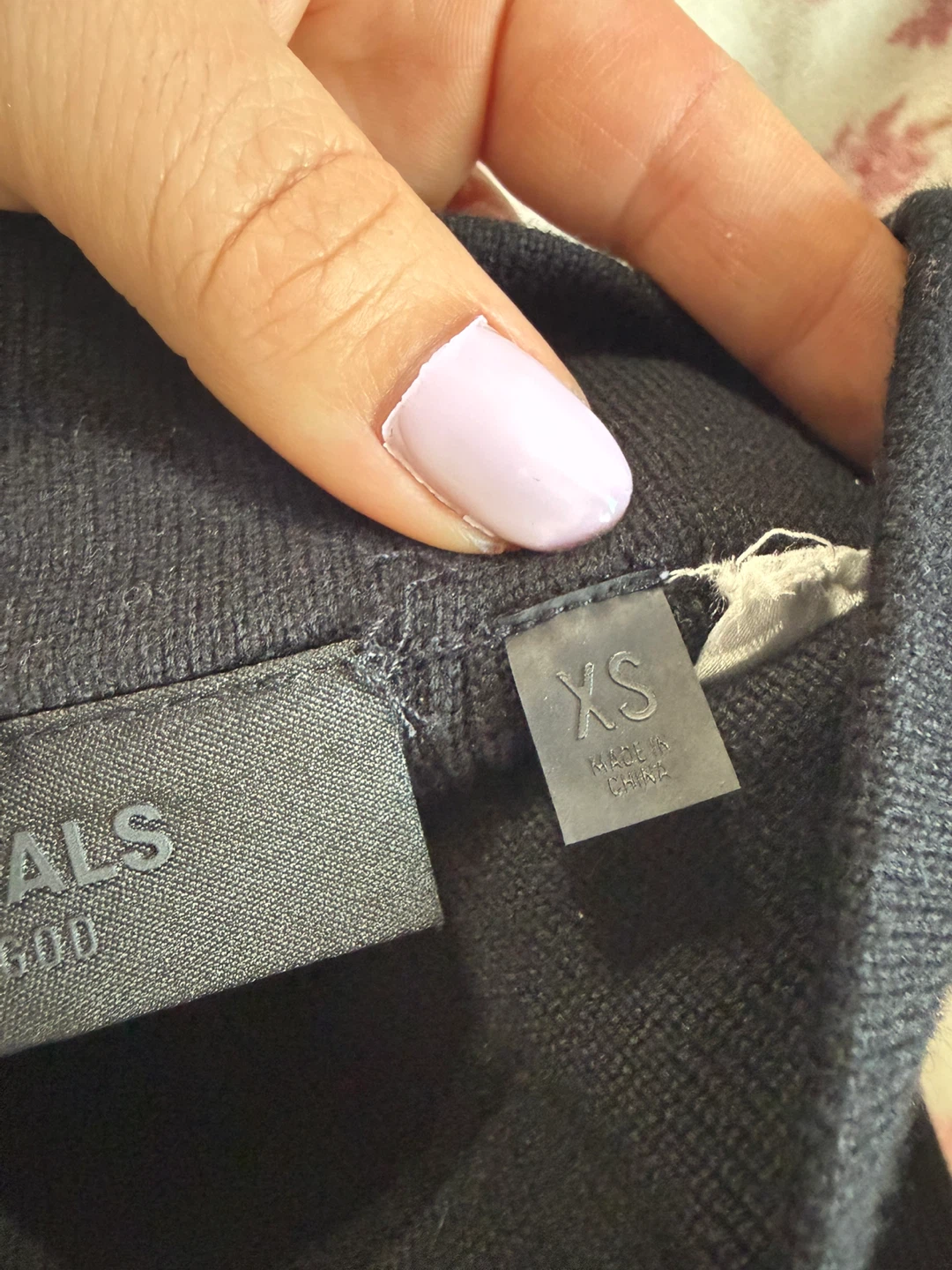 ESSENTIALS Fear of God Black Ribbed shorts XS - photo 3