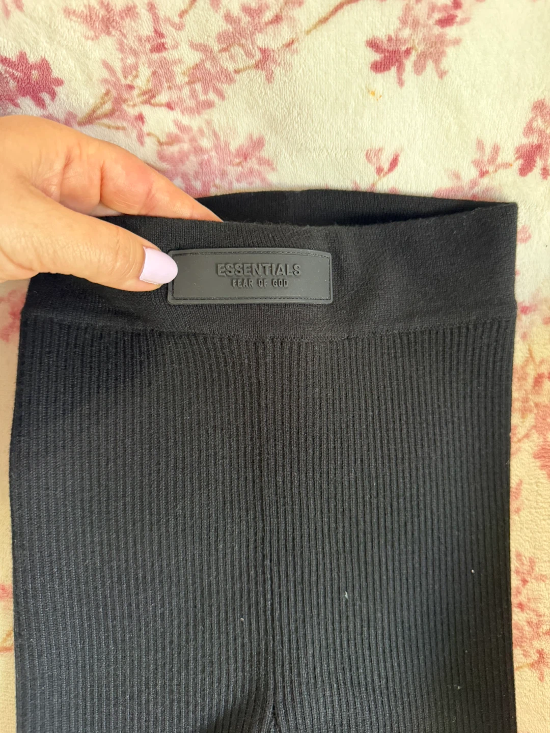 ESSENTIALS Fear of God Black Ribbed shorts XS - photo 2