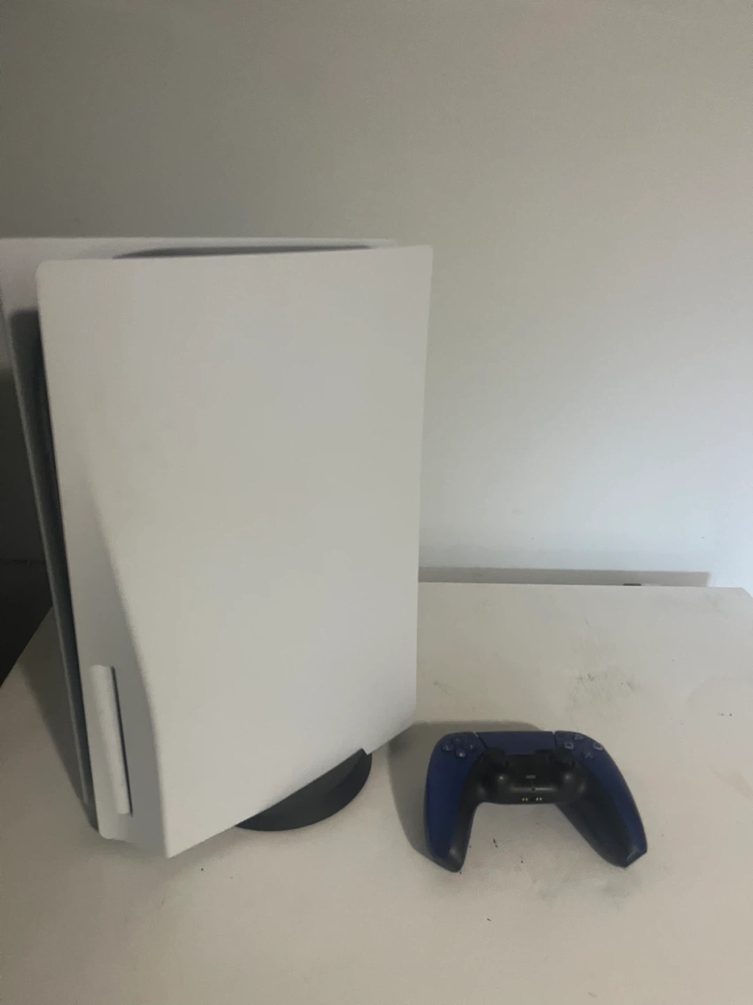 Sony PlayStation 5 Console with Blue Controller - photo 2