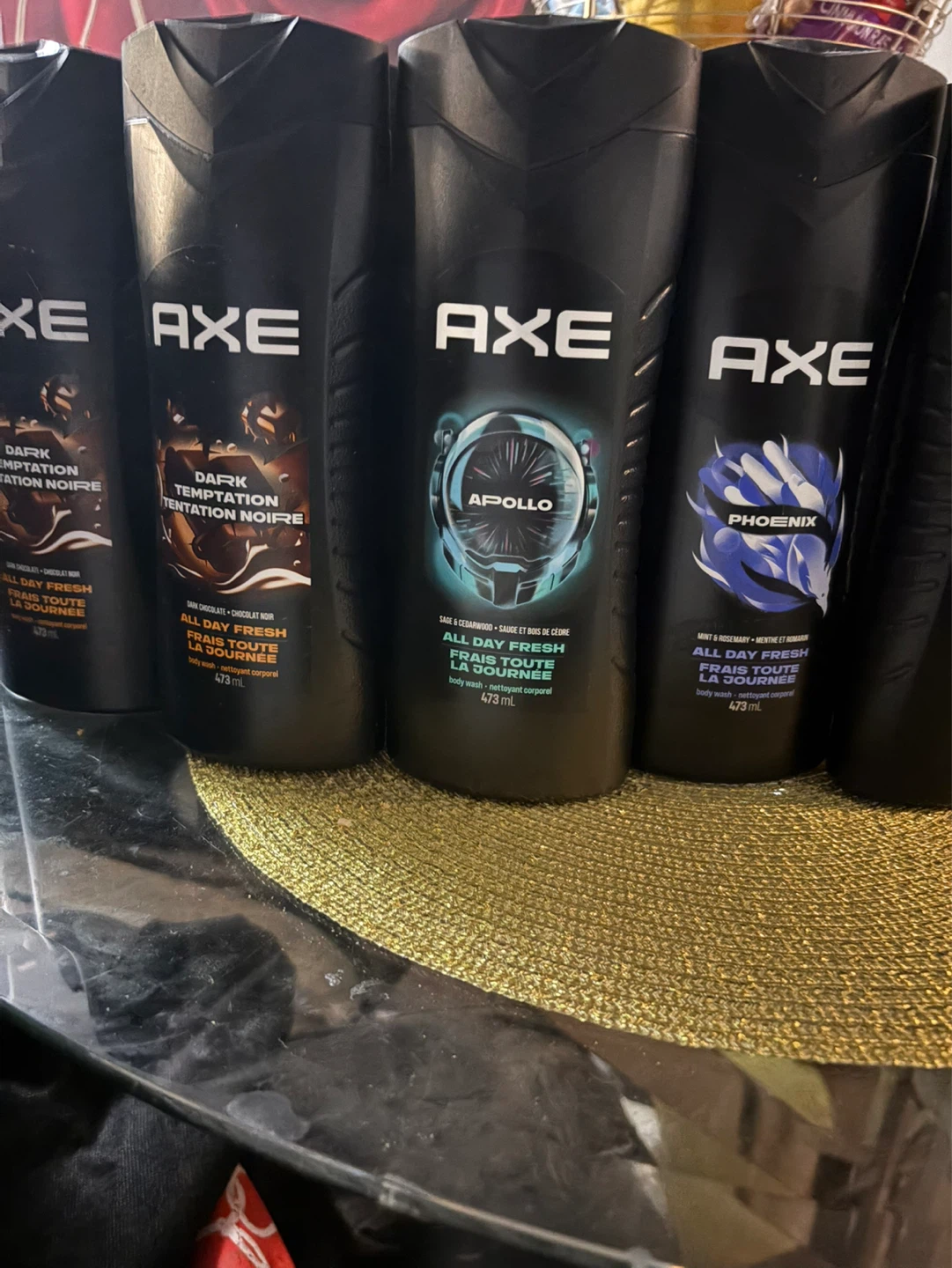 Axe Body Wash Variety Pack - Dark Temptation, Apollo, Phoenix
