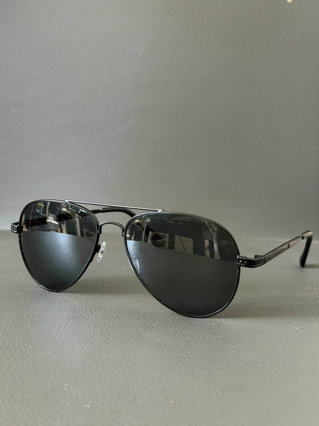 Aviator Sunglasses - Black&Gold - photo 3