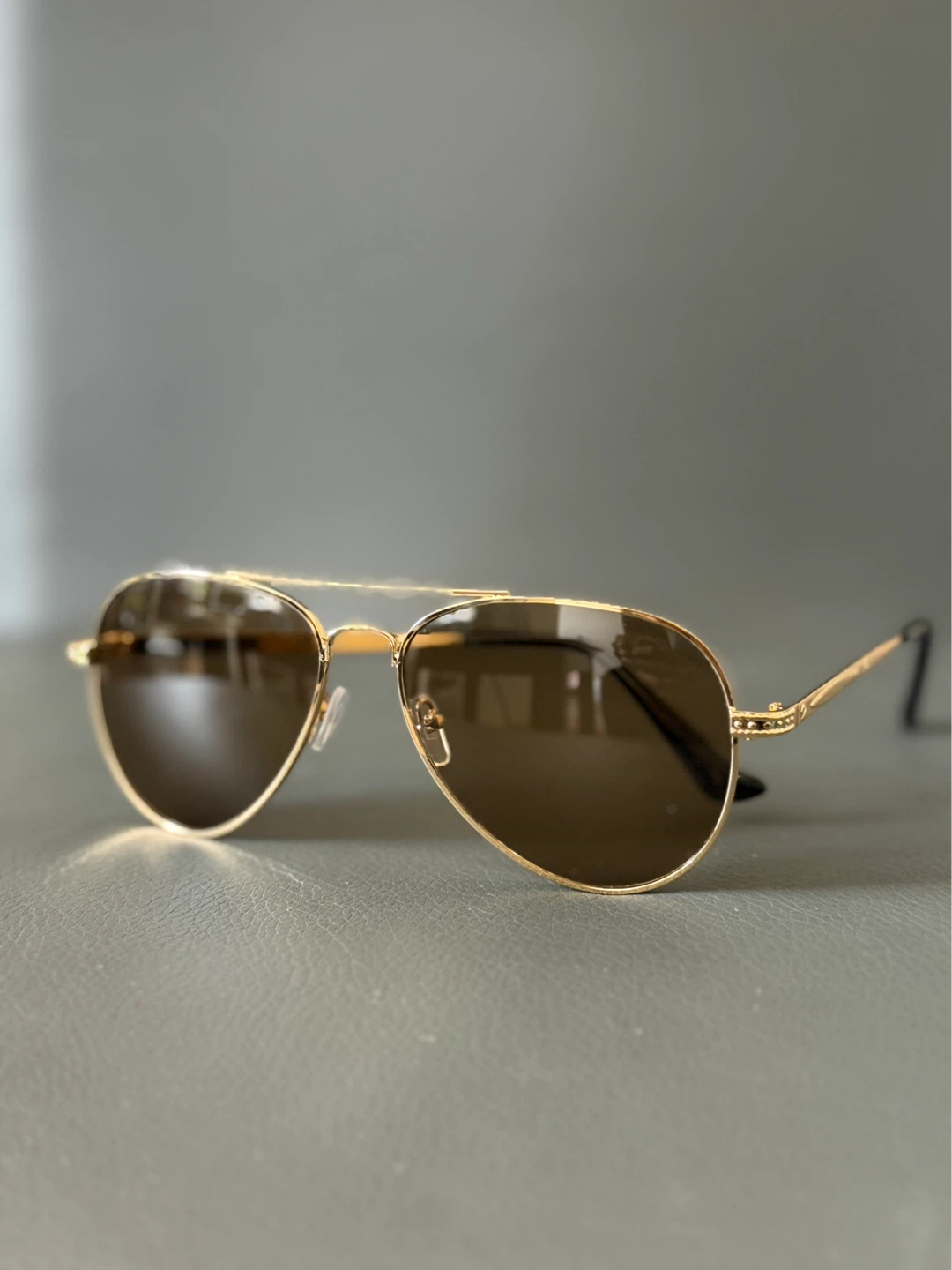 Aviator Sunglasses - Black&Gold - photo 2