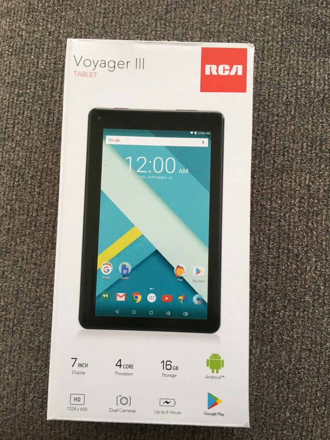 RCA Voyager III 7-inch Tablet - 16GB Storage