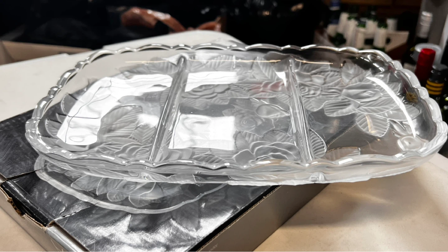 Studio Nova Winter Rose Divided Relish Tray - photo 2