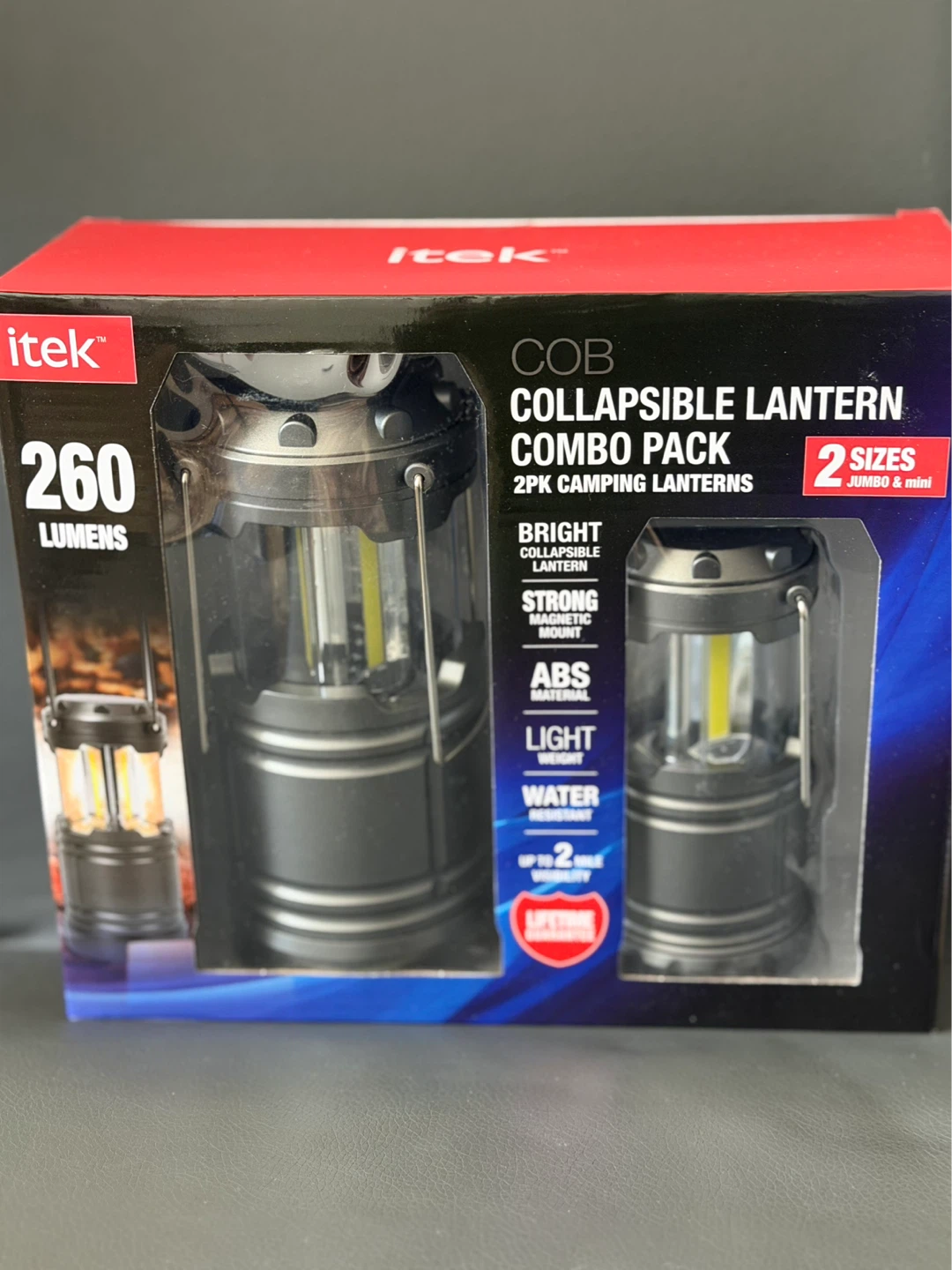 itek COB Collapsible Lantern Combo Pack - 2PKS - photo 2