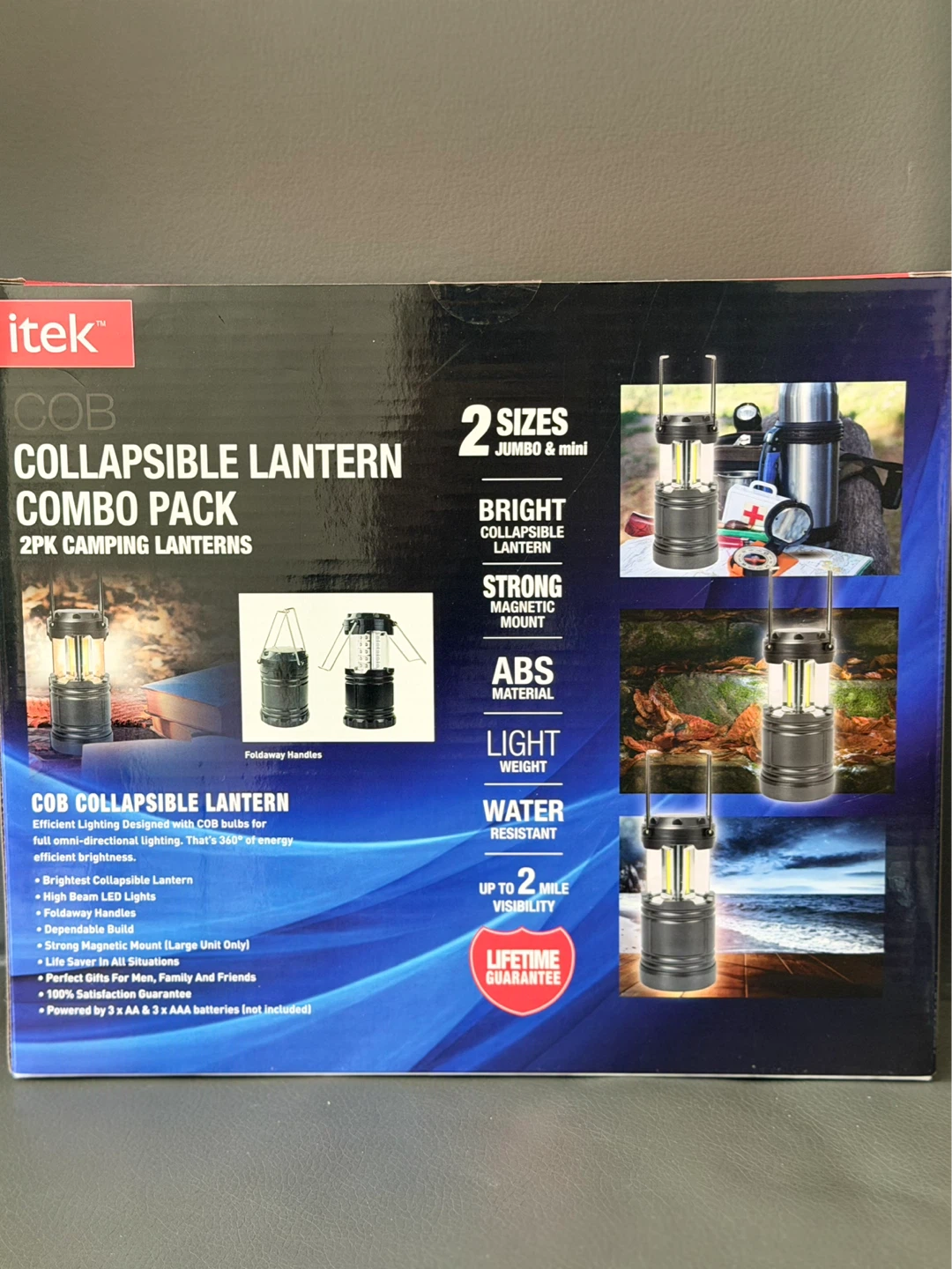 itek COB Collapsible Lantern Combo Pack - 2PKS - photo 4