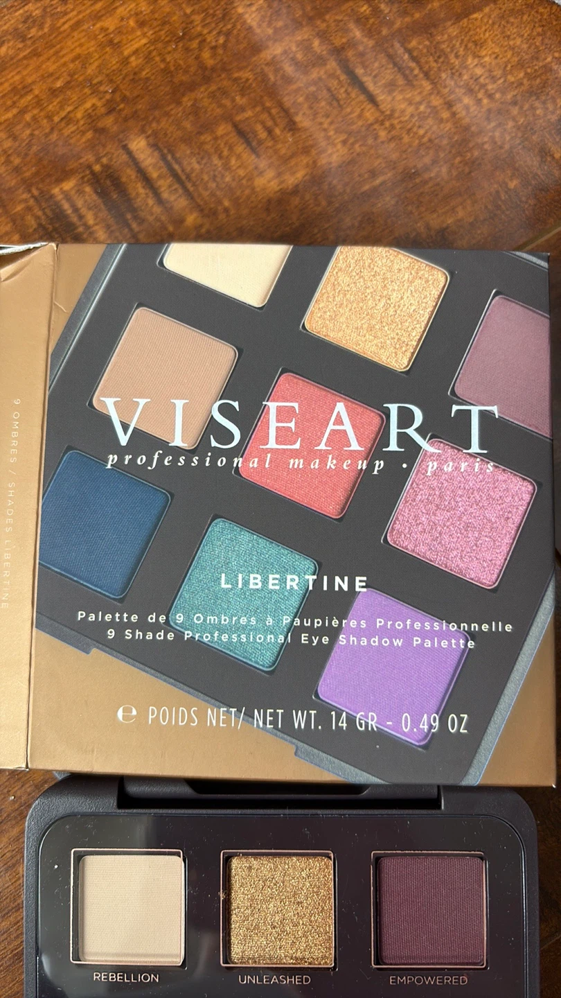 VISEART Libertine 9 Shade Professional Eye Shadow Palette - photo 5