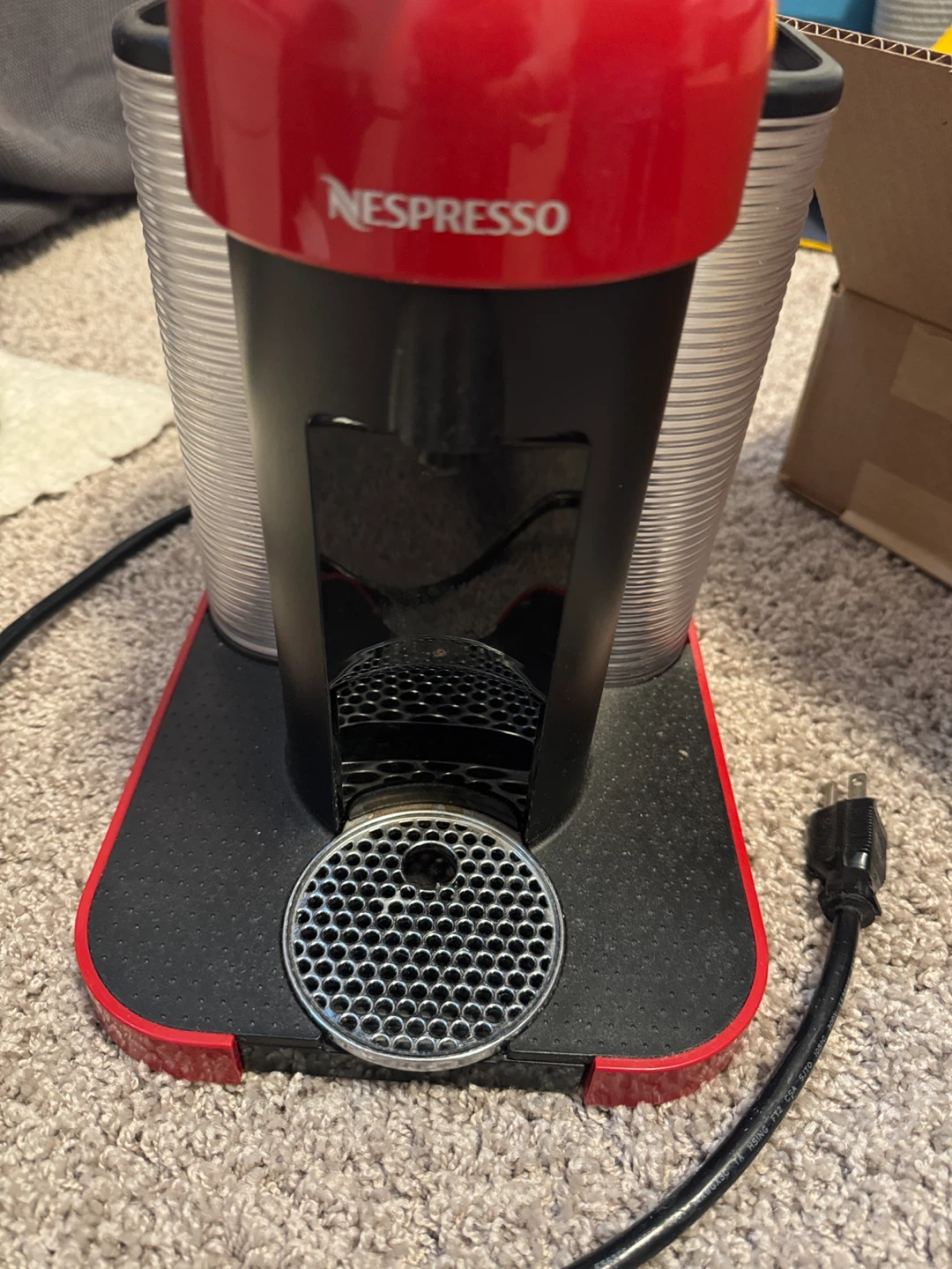 Nespresso Essenza Mini Coffee Machine - Red - photo 3