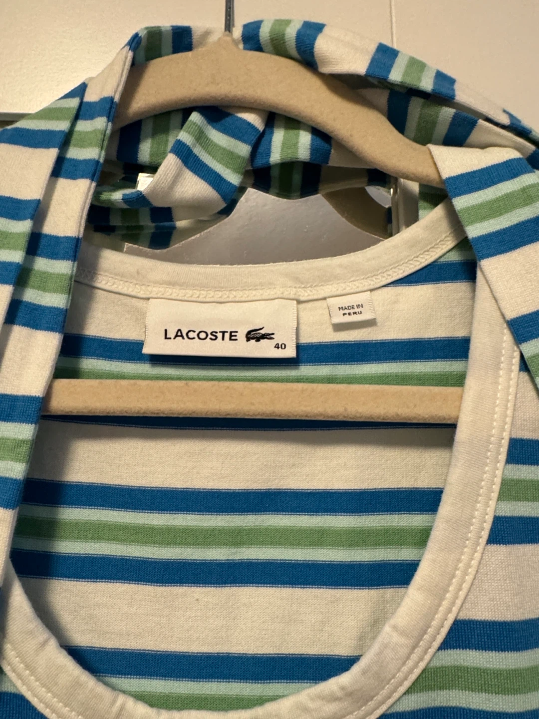 Lacoste Striped Sleeveless Maxi Dress Size 40 - photo 2