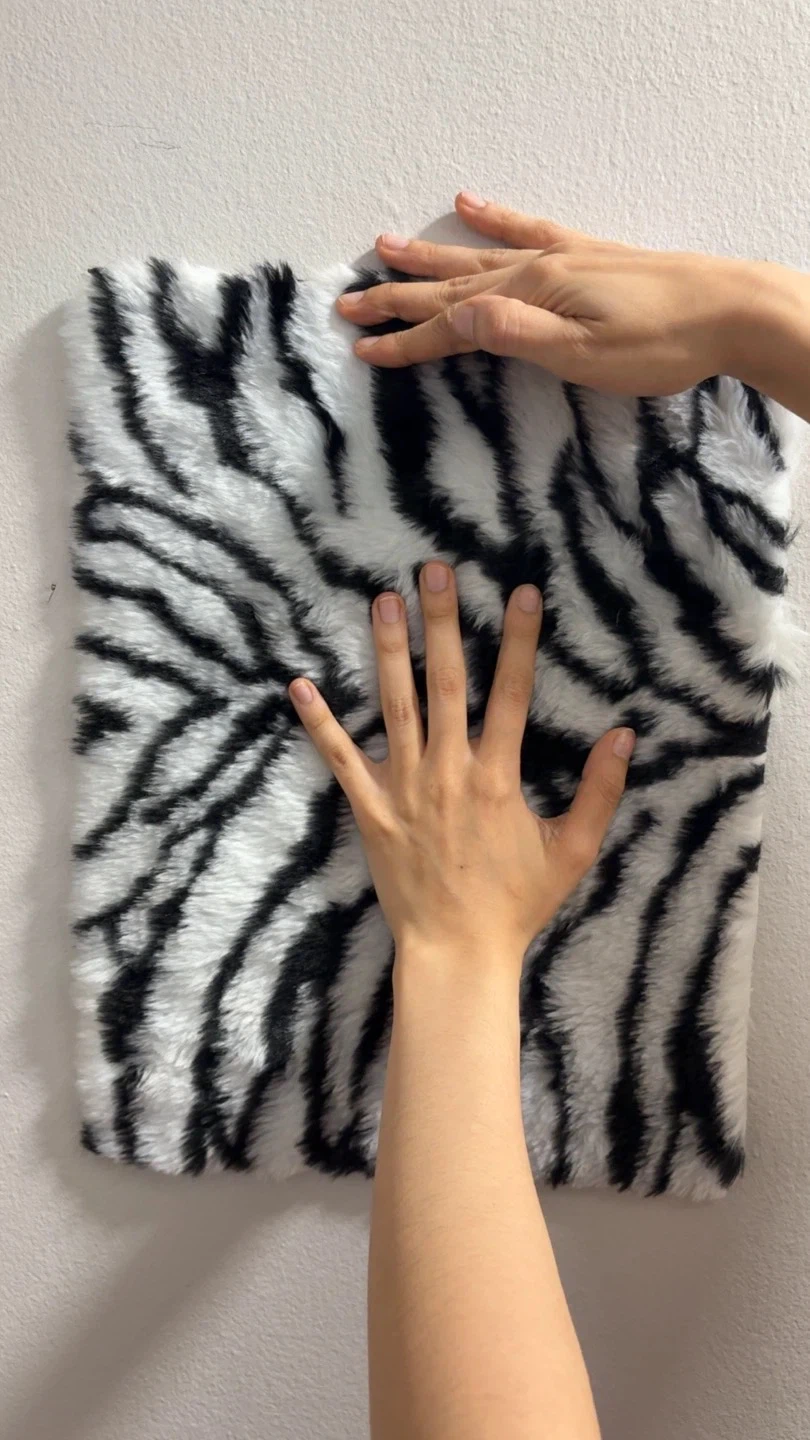 Zebra Print Craft Fur - photo 2
