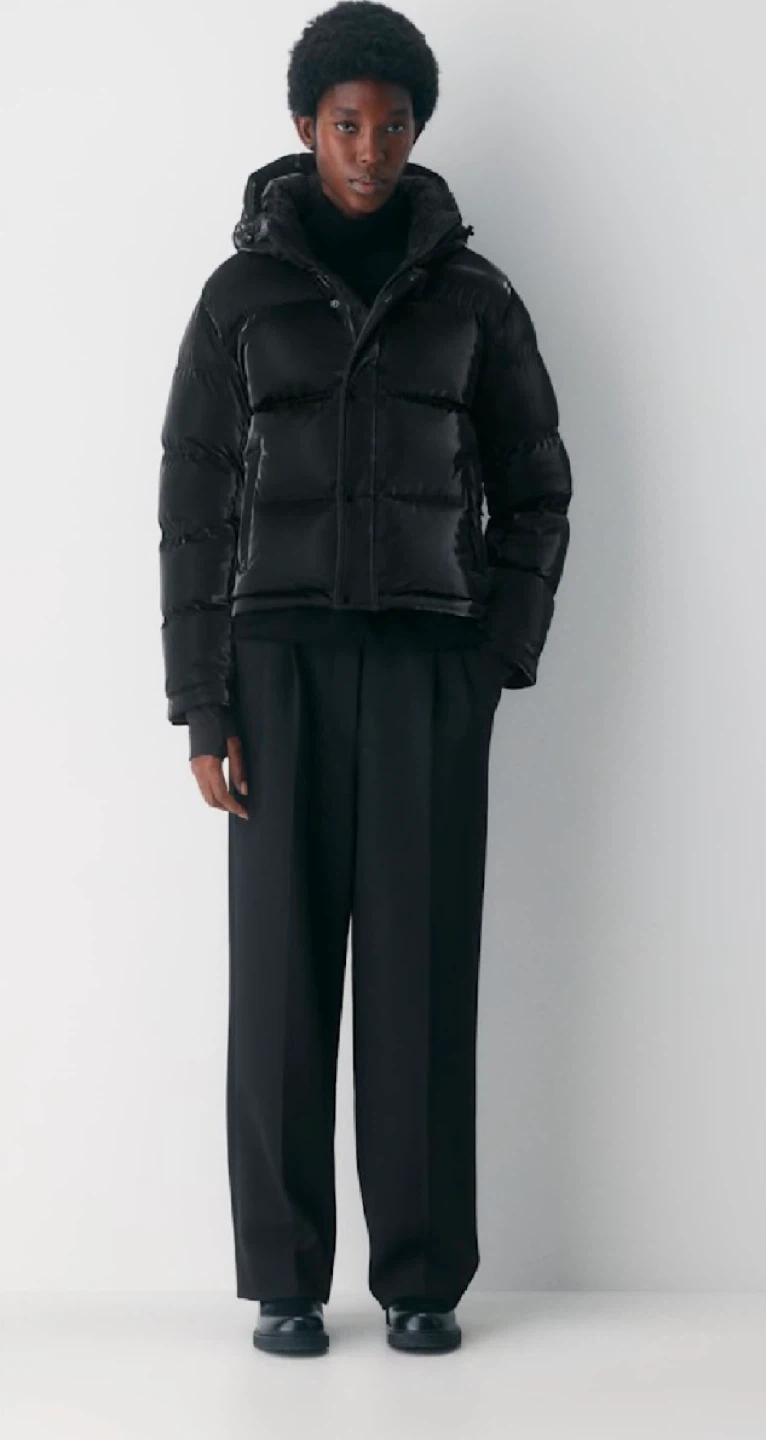 Super World "The Super Puff" Black Down Jacket - photo 4