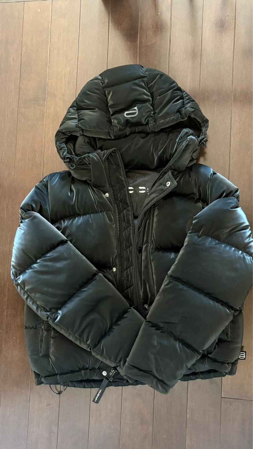 Super World "The Super Puff" Black Down Jacket
