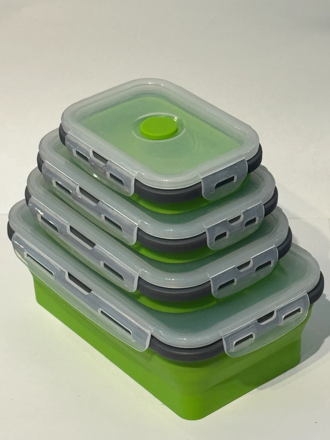 Set of 8 Silicon Collapsible Tupperwear - photo 2