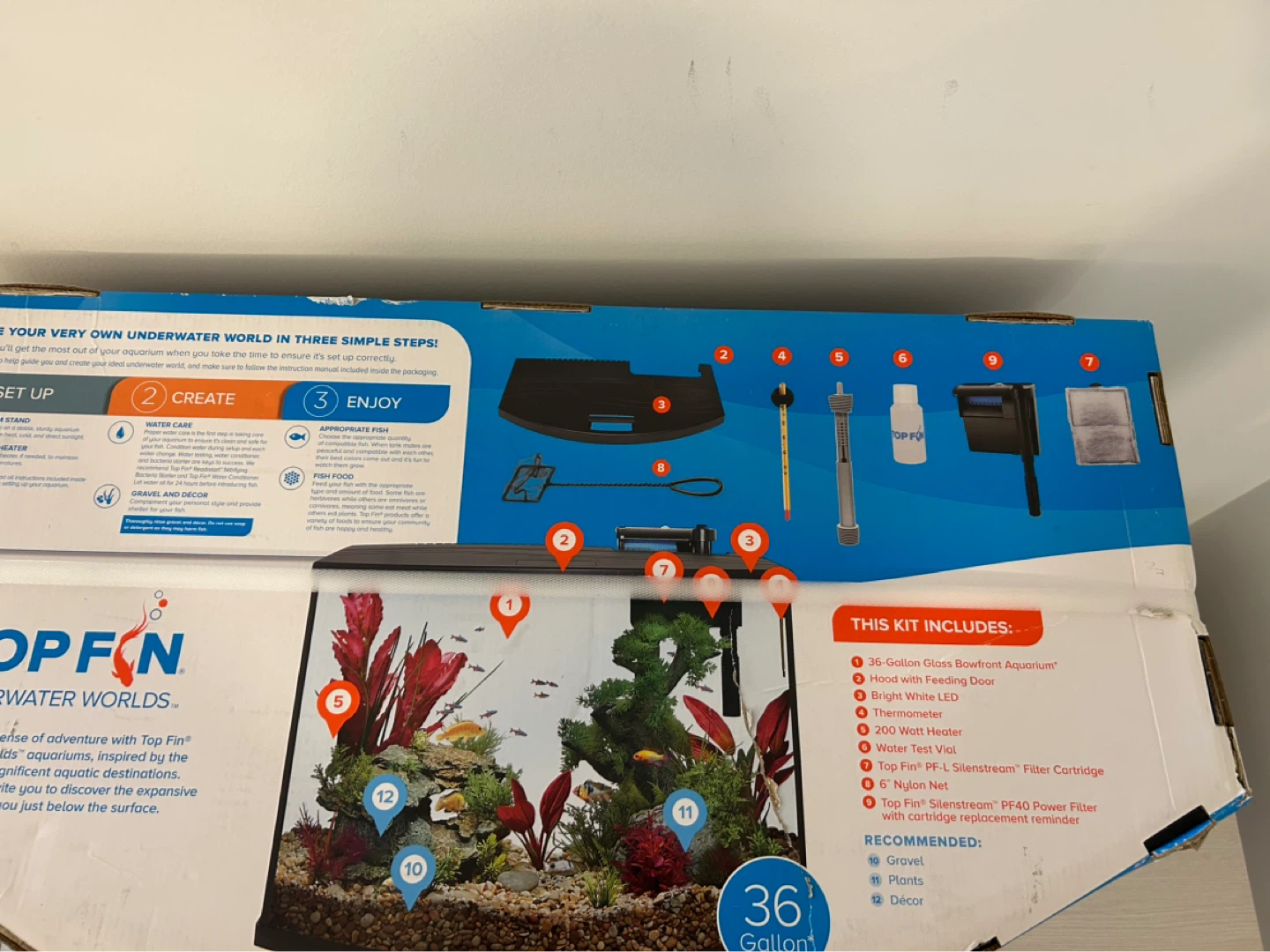Top Fin 36 Gallon Aquarium Starter Kit and extra accessories - photo 5
